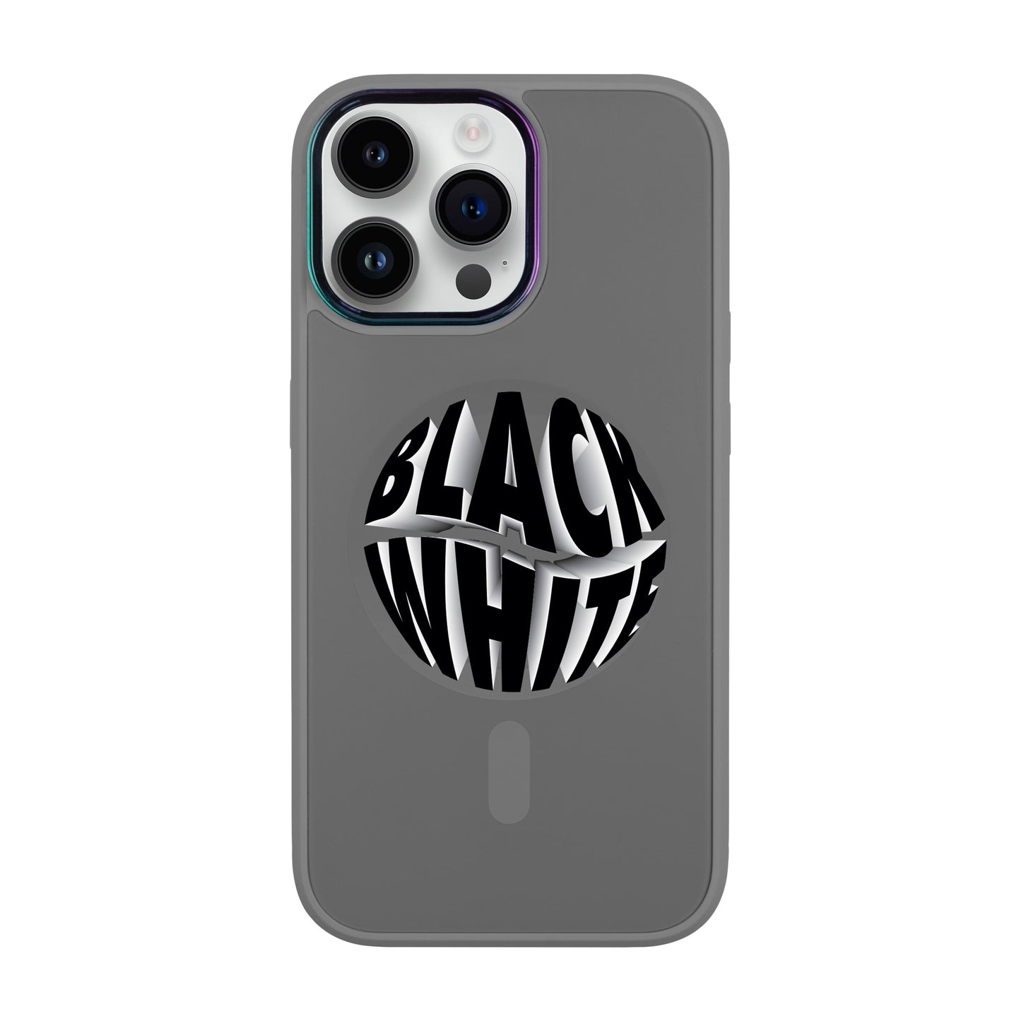 BLACK WHITE-iPhone 14 Pro Max Vigor Kılıf MagSafe Özellikli