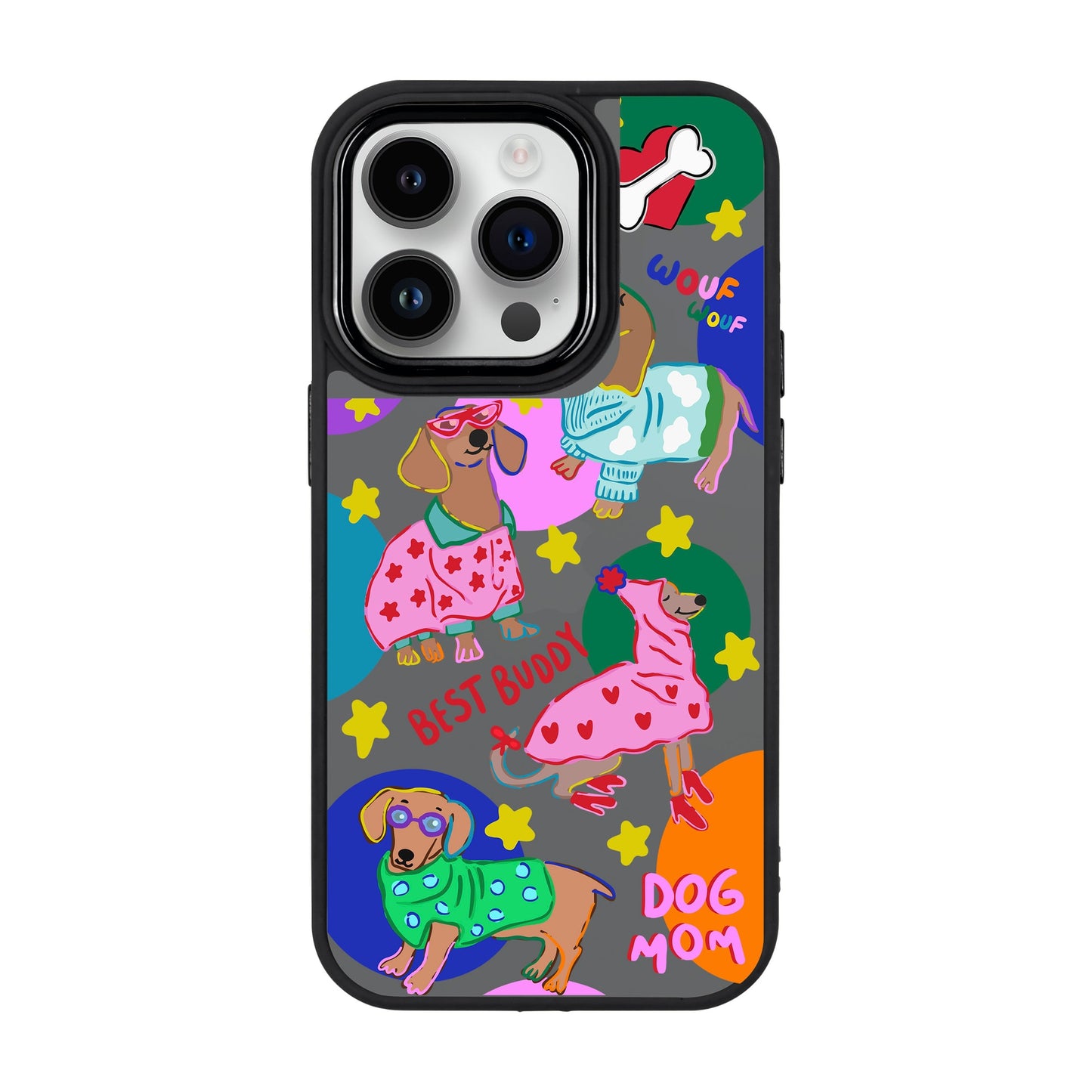 DOG MOM-iPhone 13 Pro Proof Kılıf