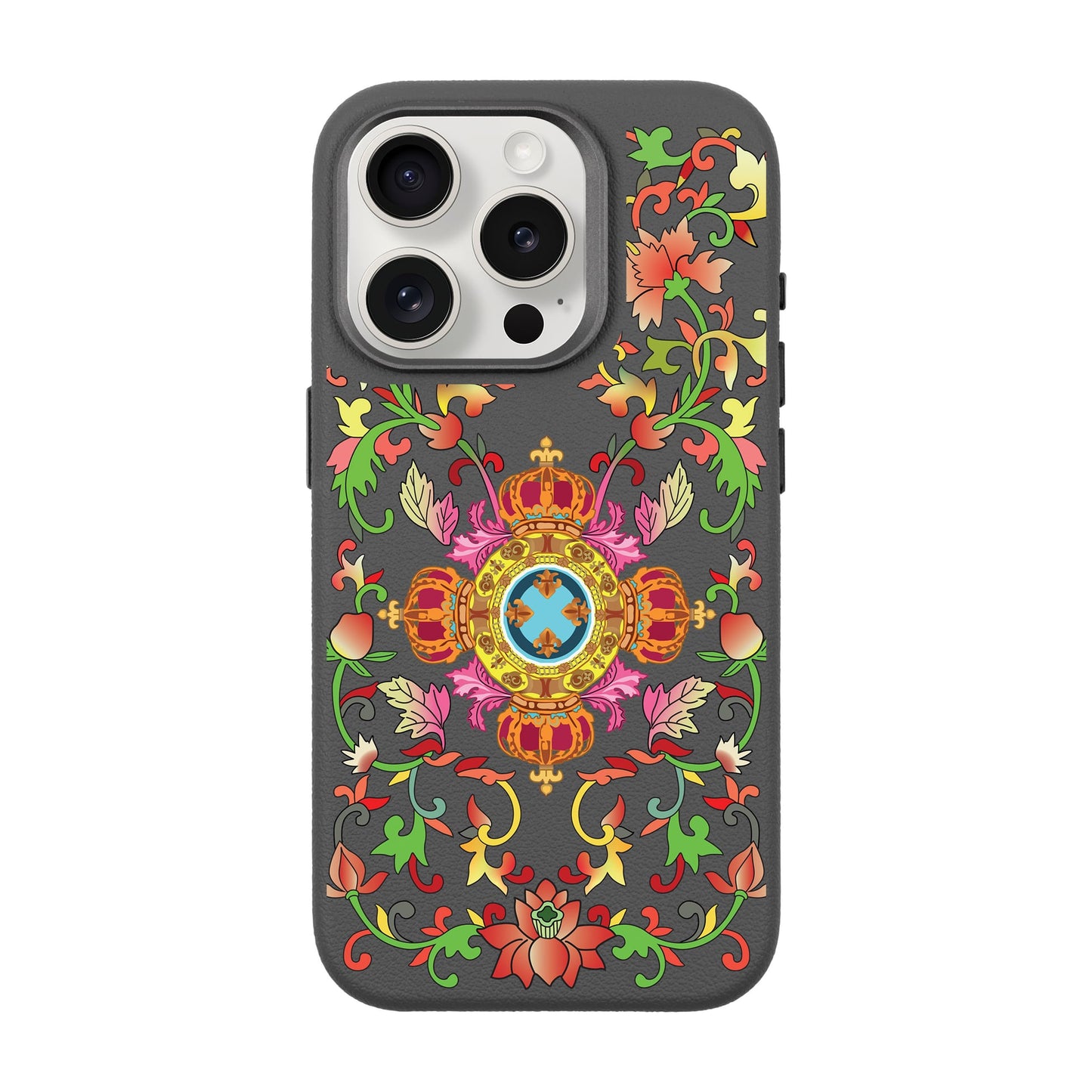SPIRAL-iPhone 15 Pro Leather Premium Kılıf MagSafe Özellikli