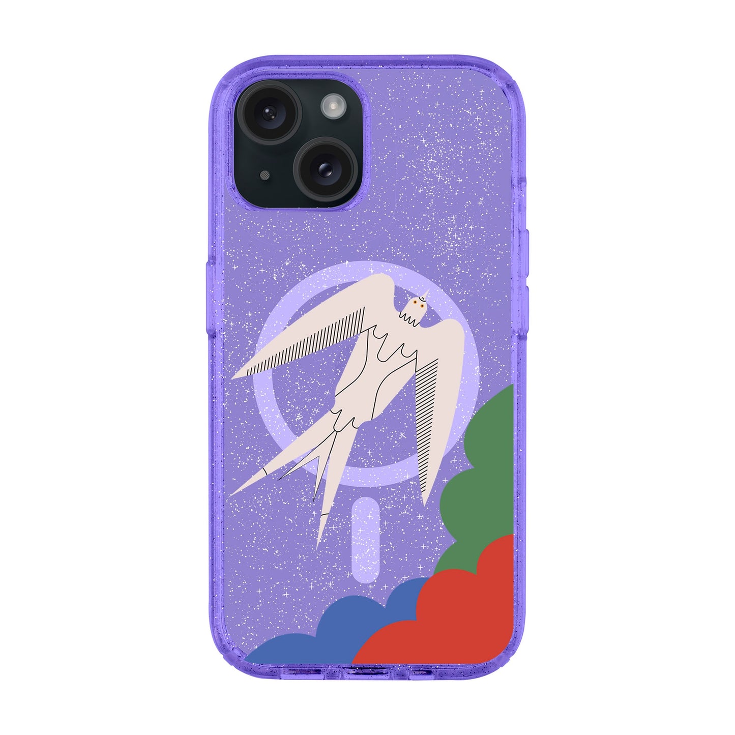 L’OISEAU LIBRE-iPhone 15 Plus Shiny Kılıf MagSafe Özellikli