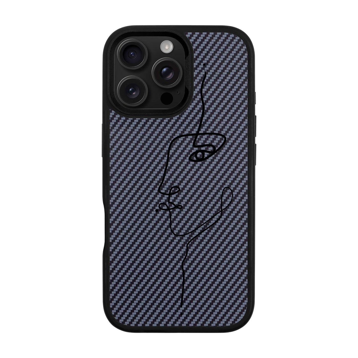 FACE-iPhone 16 Pro Max Plaid Kılıf MagSafe Özellikli