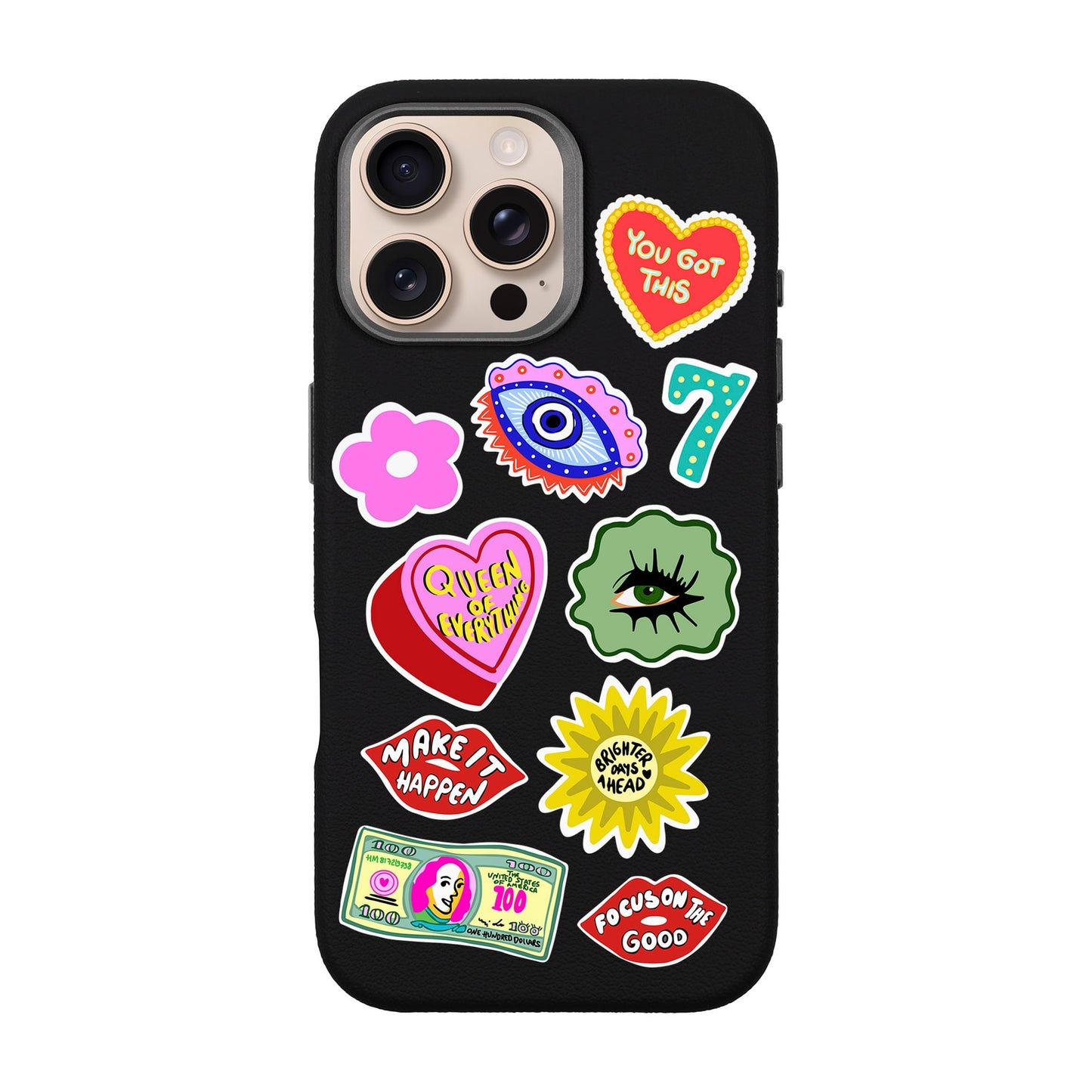 HM STICKERS-iPhone 16 Pro Max Leather Premium Kılıf MagSafe Özellikli