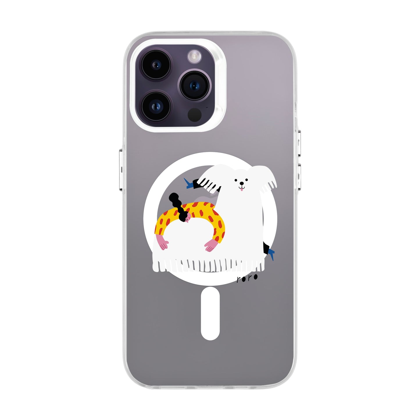 FANCY DOG-iPhone 14 Pro Max Hold Kılıf MagSafe Özellikli