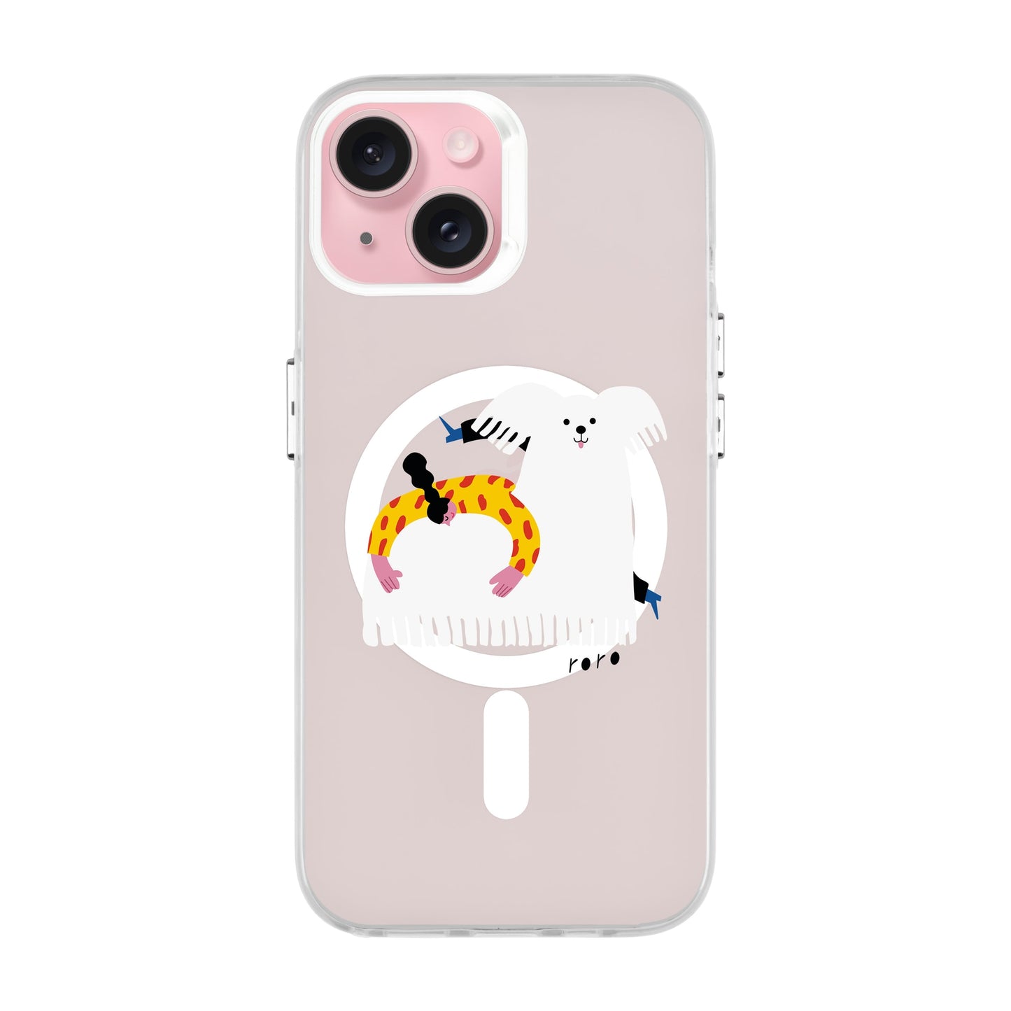FANCY DOG-iPhone 15 Hold Kılıf MagSafe Özellikli