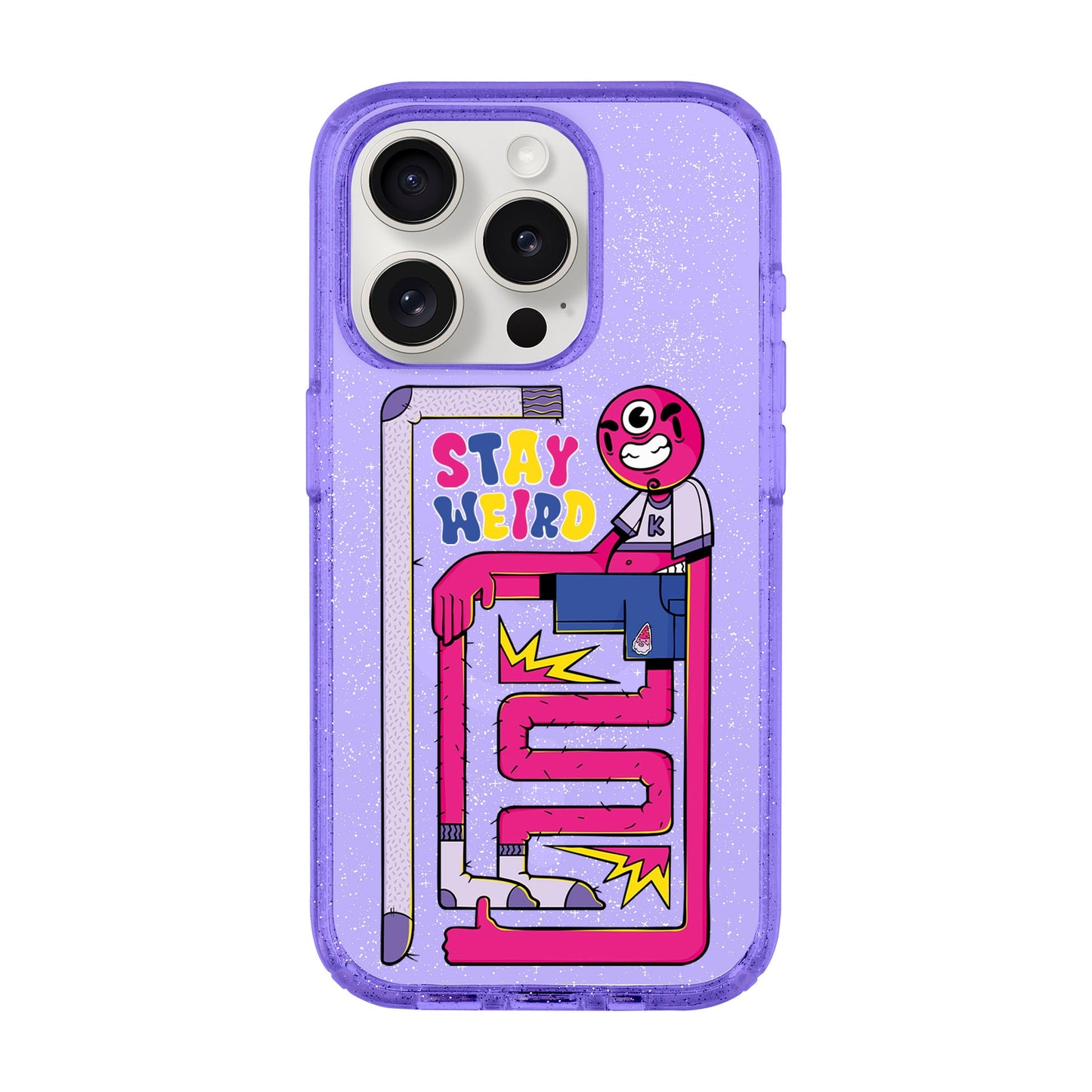 OG TOOTHY-iPhone 15 Pro Shiny Kılıf MagSafe Özellikli