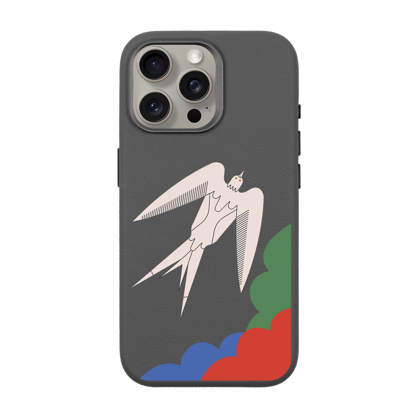 L’OISEAU LIBRE-iPhone 15 Pro Max Leather Premium Kılıf MagSafe Özellikli