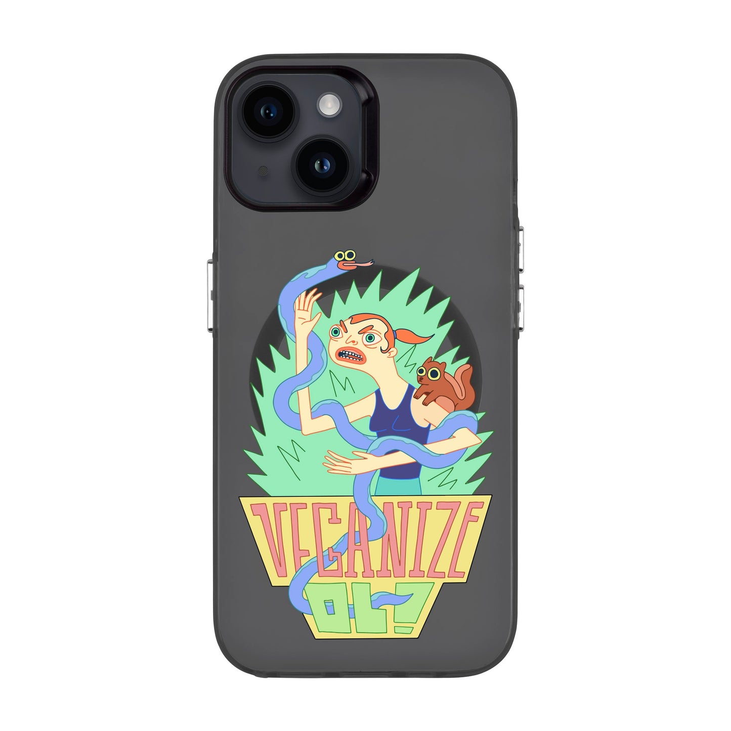 VEGANİZE-iPhone 14 Hold Kılıf MagSafe Özellikli