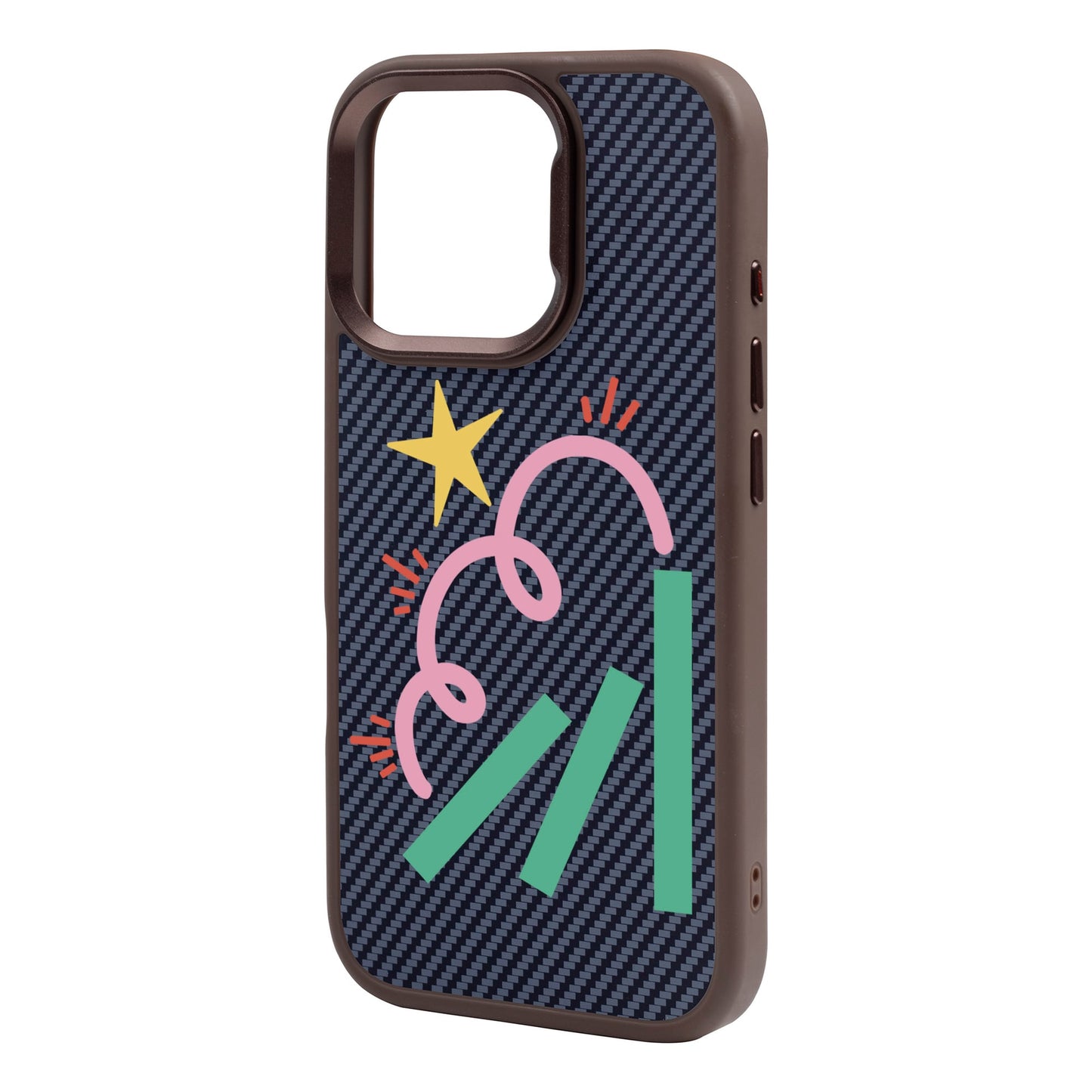 DOMINO-iPhone 16 Pro Max Plaid Kılıf MagSafe Özellikli