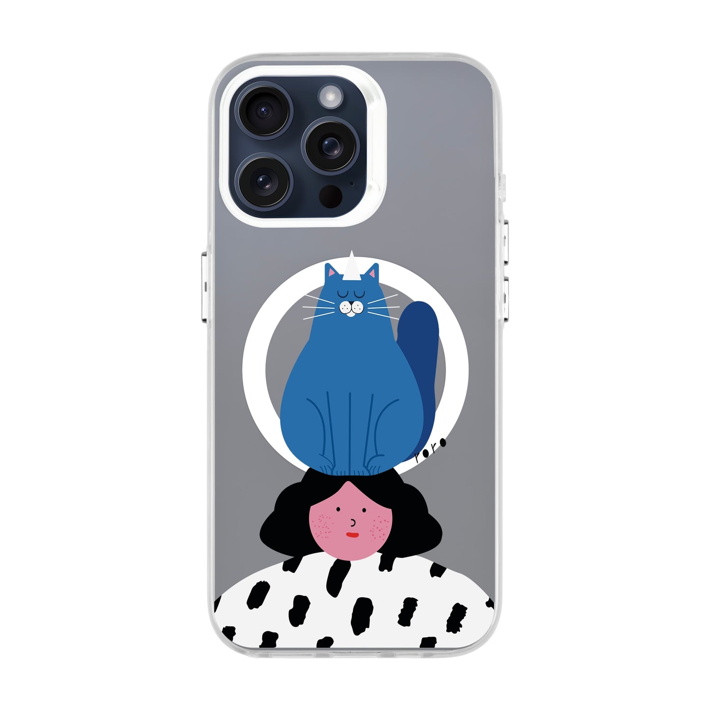 NAUGHTY CAT-iPhone 15 Pro Max Hold Kılıf MagSafe Özellikli