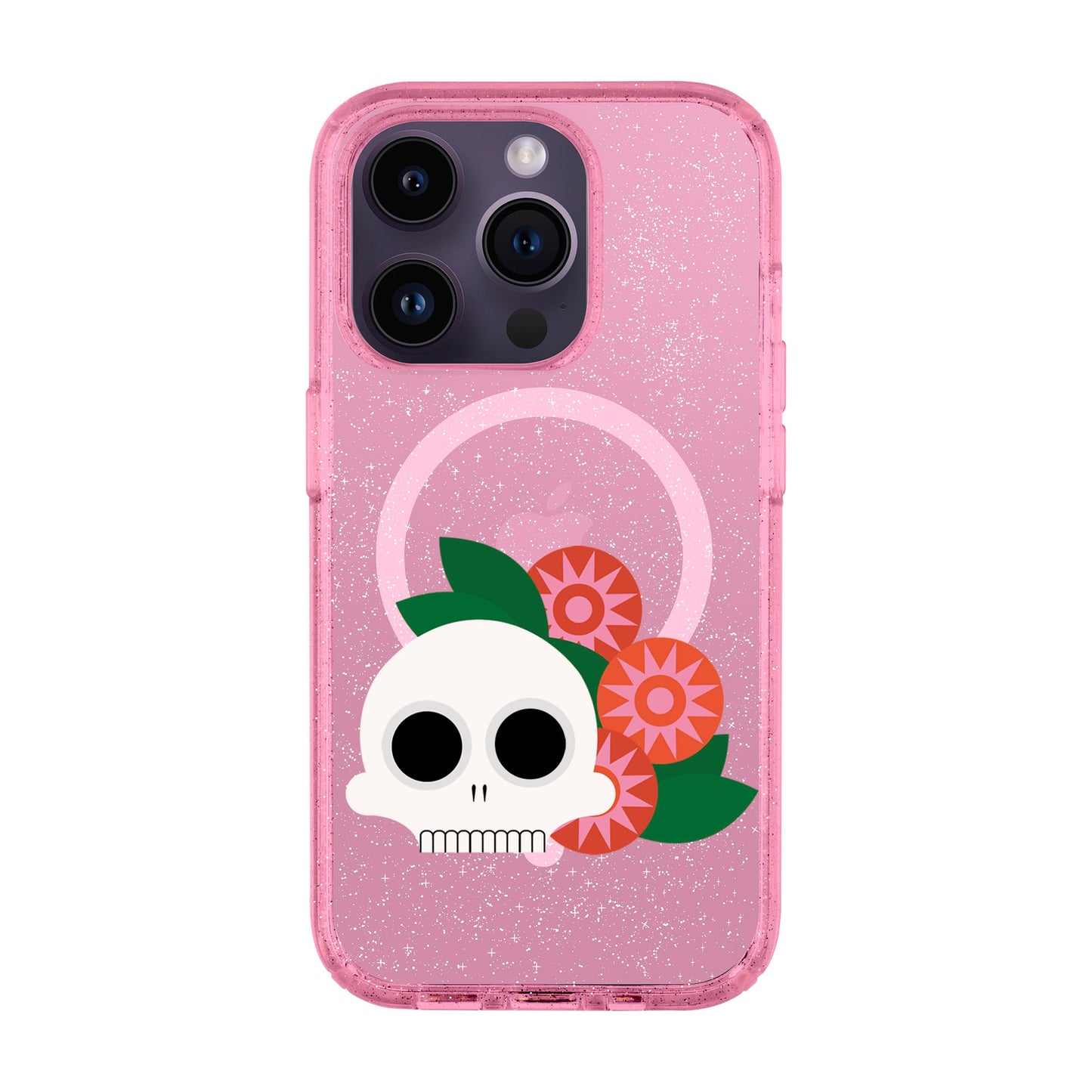 MEMENTO BLOOM-iPhone 14 Pro Shiny Kılıf MagSafe Özellikli