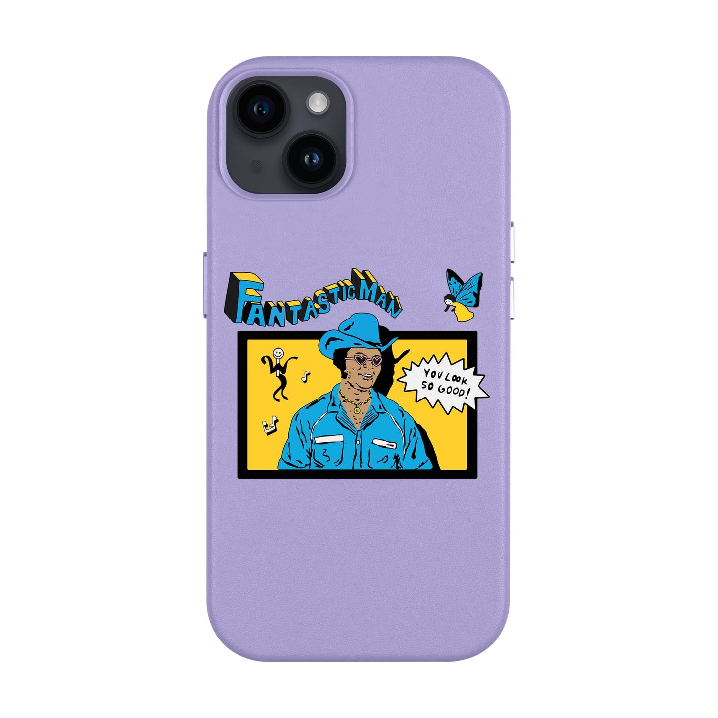 FANTASTIC MAN-iPhone 14 Plus Leather Kılıf MagSafe Özellikli