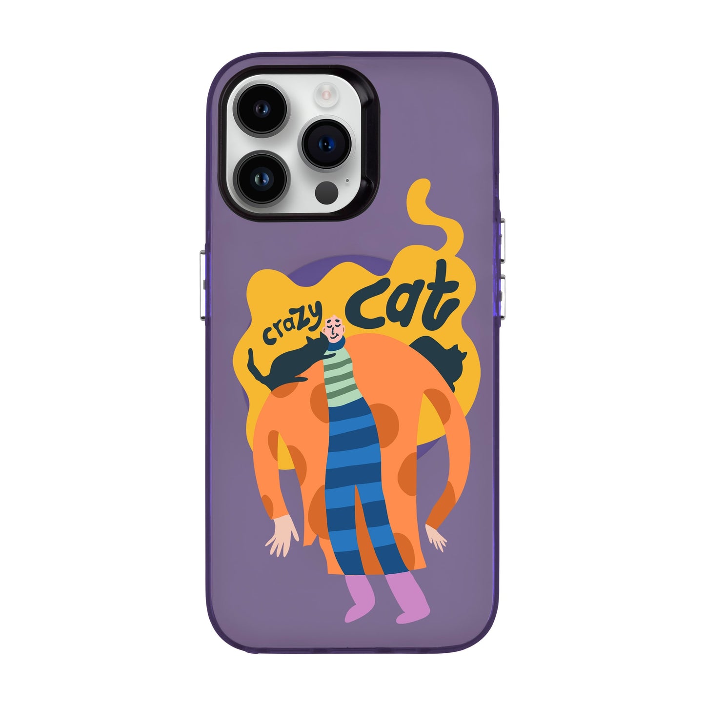 CRAZY CAT-iPhone 14 Pro Max Hold Kılıf MagSafe Özellikli