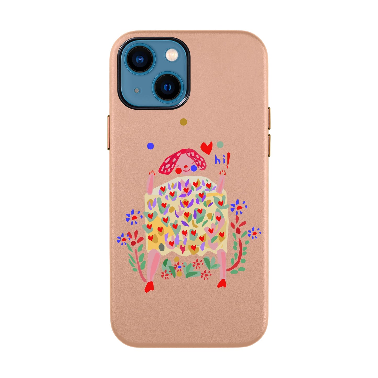 ÜÇ TOP-iPhone 13 Mini Leather Kılıf