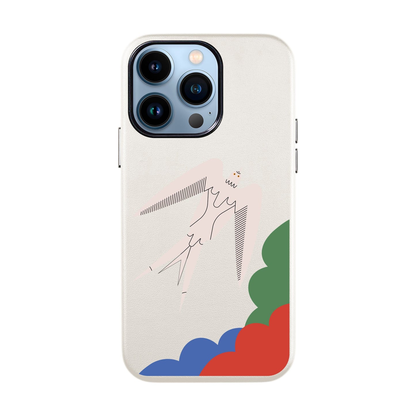 L’OISEAU LIBRE-iPhone 13 Pro Max Leather Kılıf
