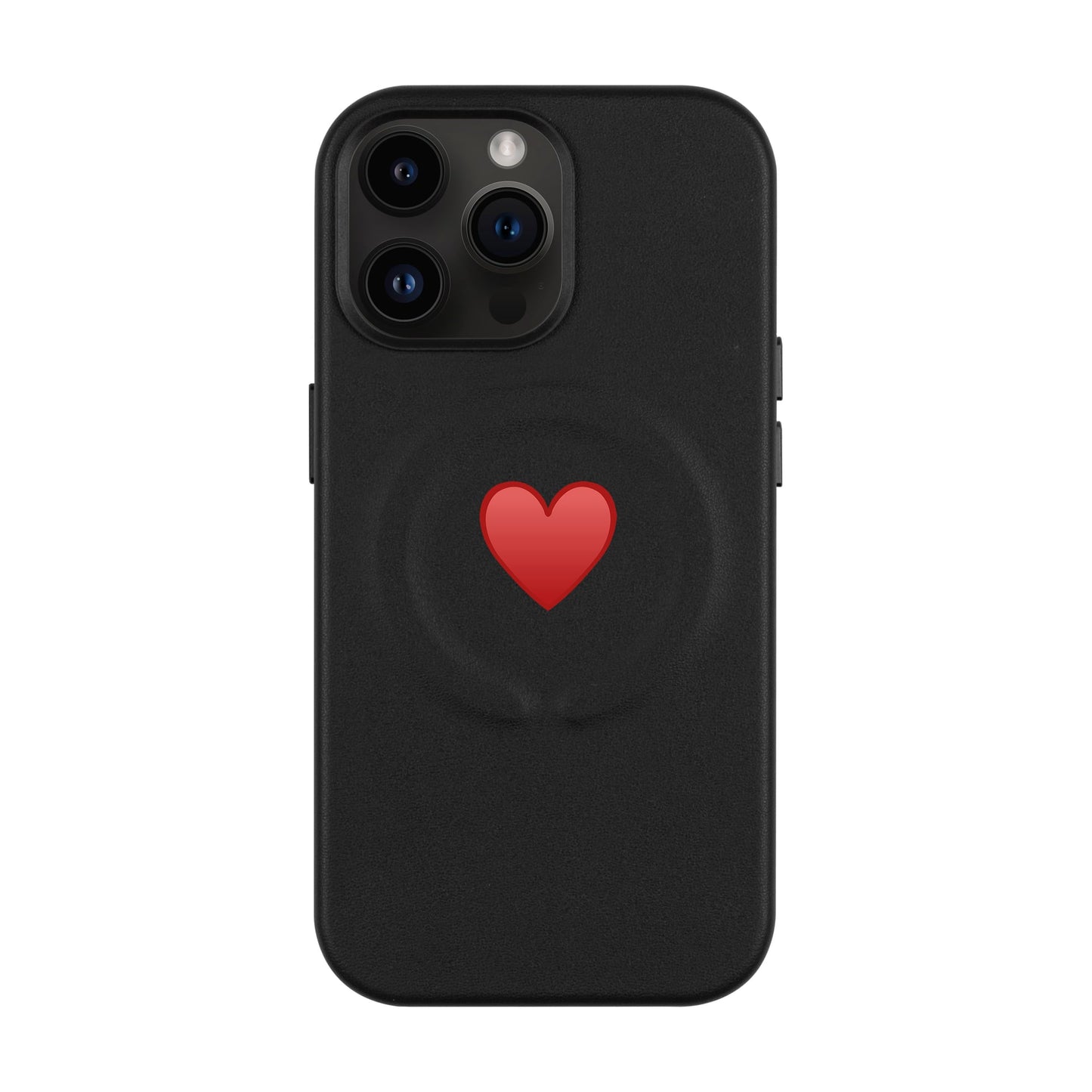 SPREAD HEART-iPhone 14 Pro Max Leather Kılıf MagSafe Özellikli
