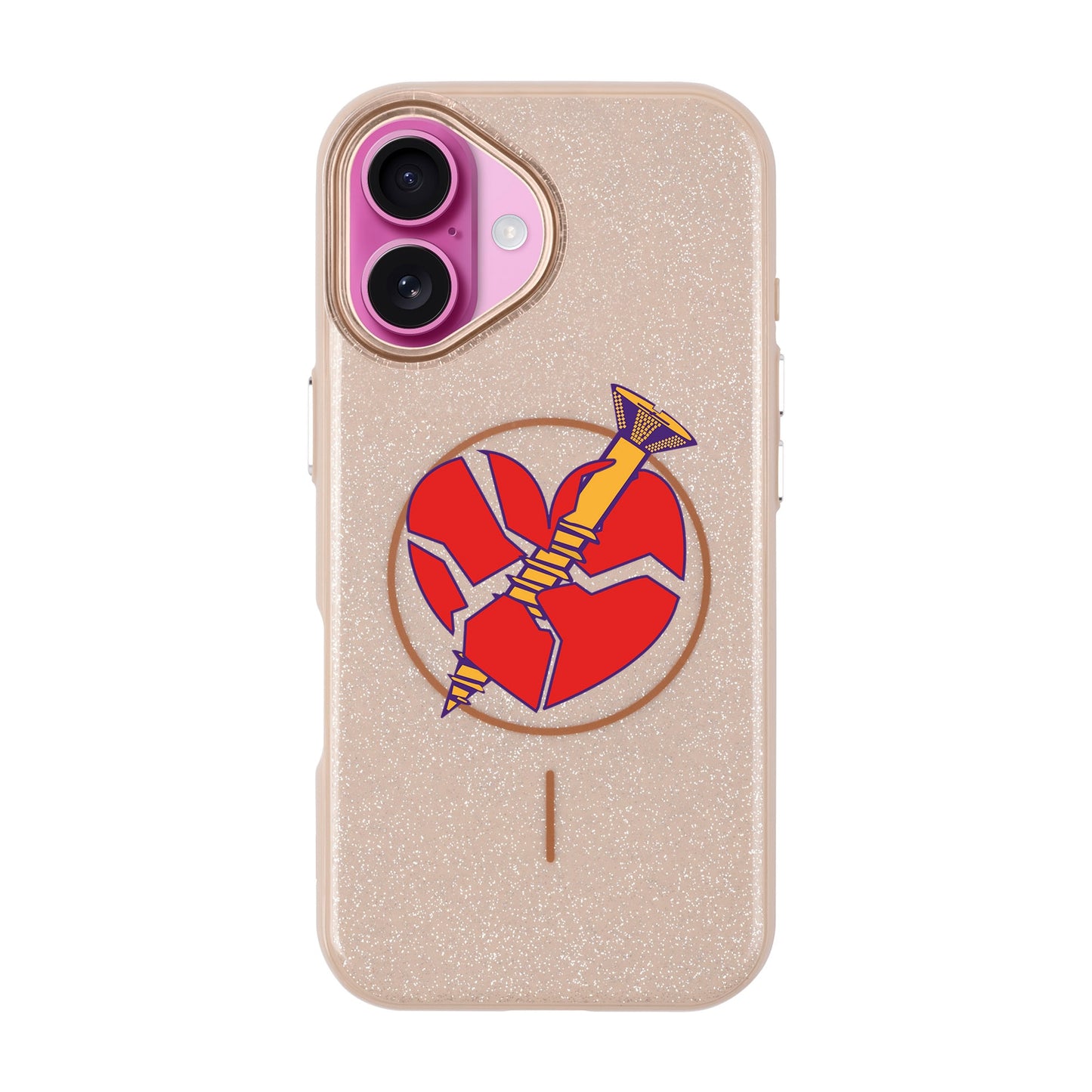 BROKEN HEART-iPhone 16 Plus Radiant Kılıf MagSafe Özellikli