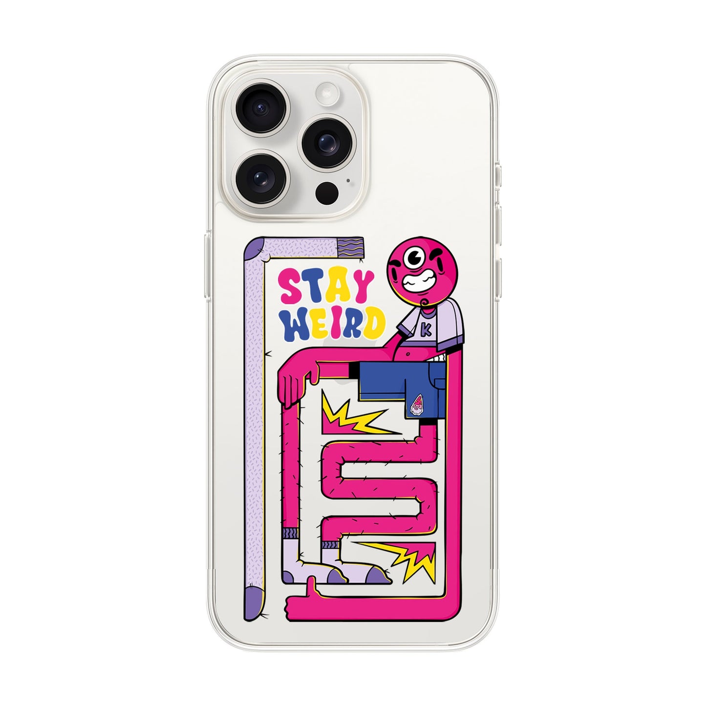 OG TOOTHY-iPhone 15 Pro Max Solid Kılıf