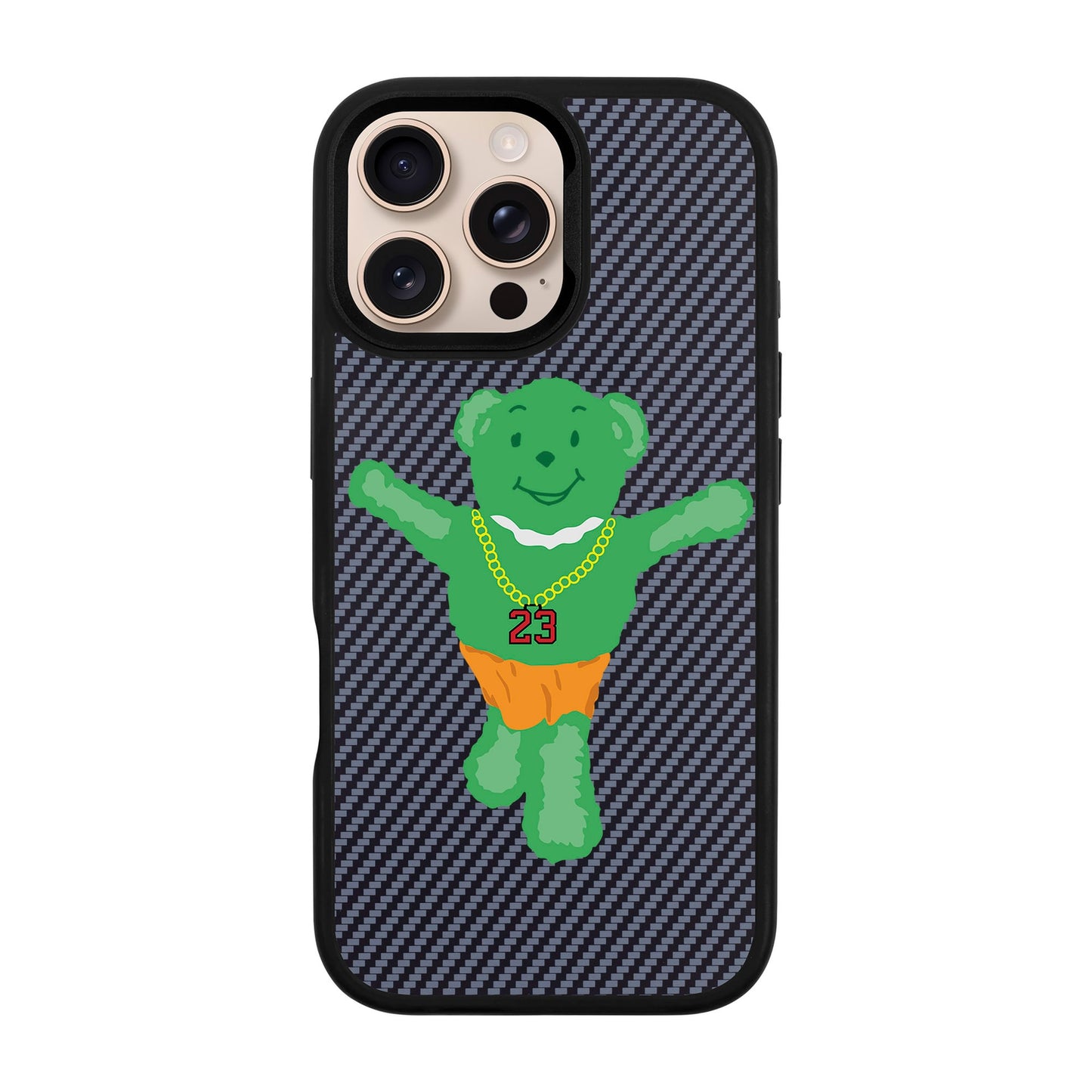 GREEN BEAR-iPhone 16 Pro Max Plaid Kılıf MagSafe Özellikli