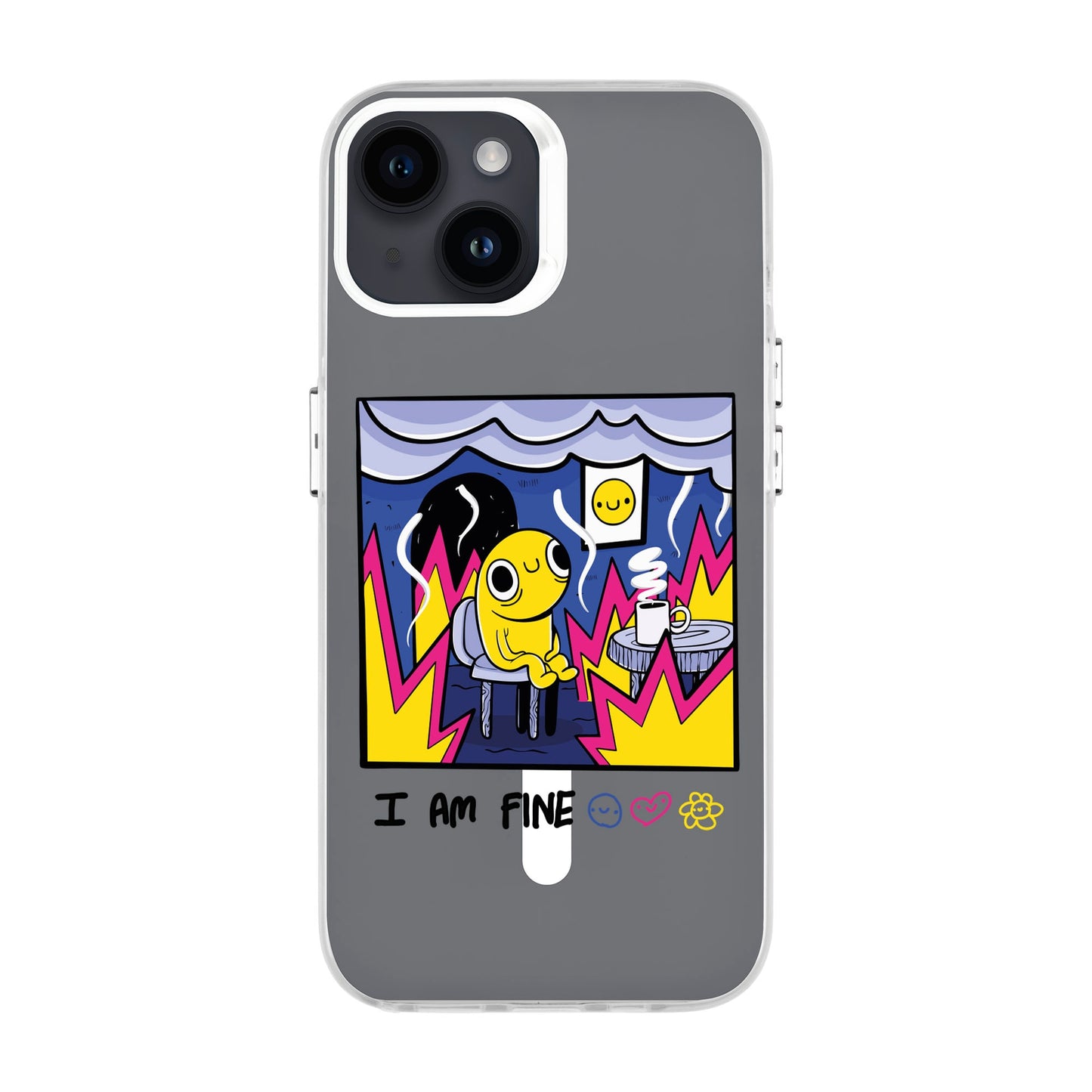 I AM FINE-iPhone 14 Hold Kılıf MagSafe Özellikli