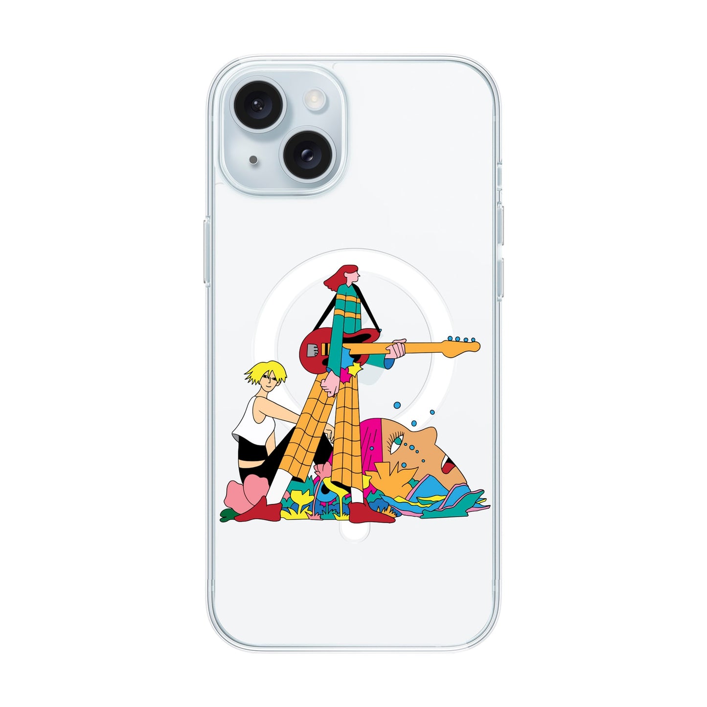 HER BAND-iPhone 15 Plus Solid Kılıf MagSafe Özellikli