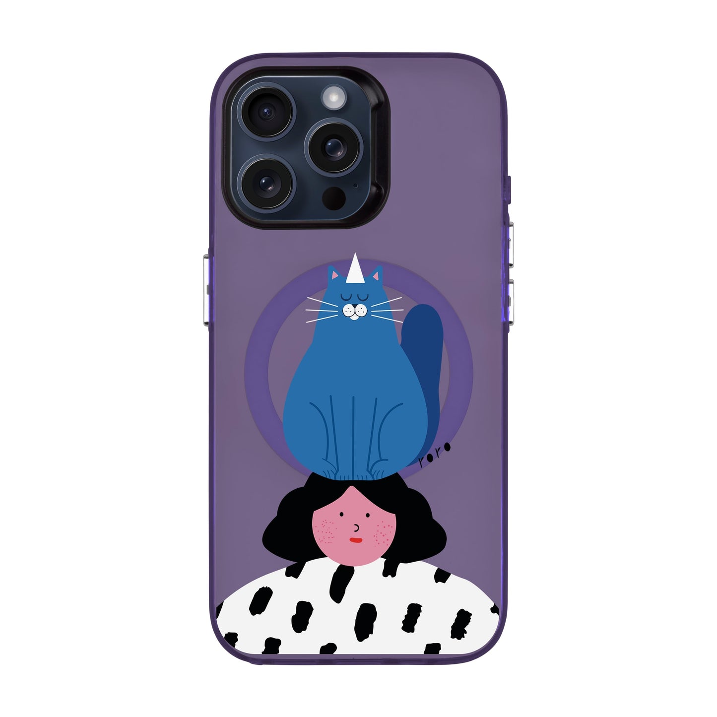 NAUGHTY CAT-iPhone 15 Pro Max Hold Kılıf MagSafe Özellikli