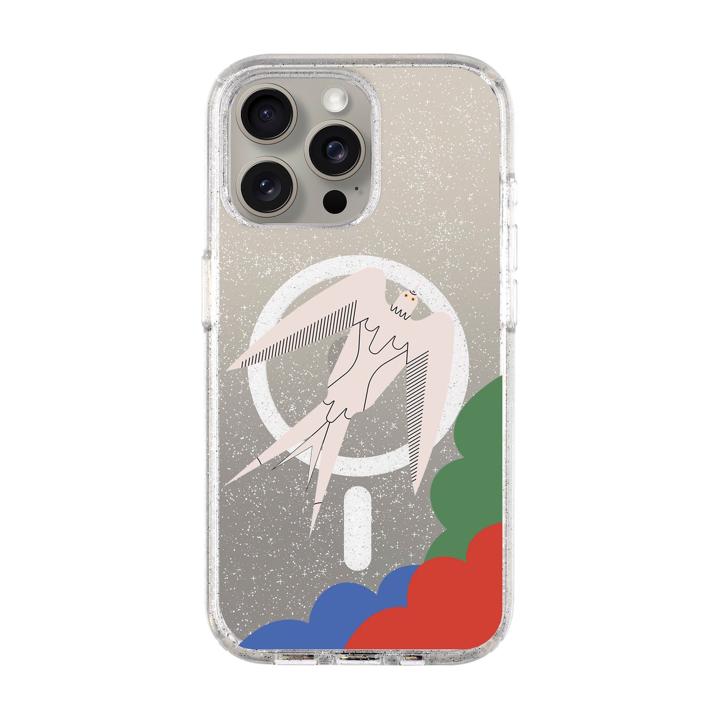 L’OISEAU LIBRE-iPhone 15 Pro Max Shiny Kılıf MagSafe Özellikli