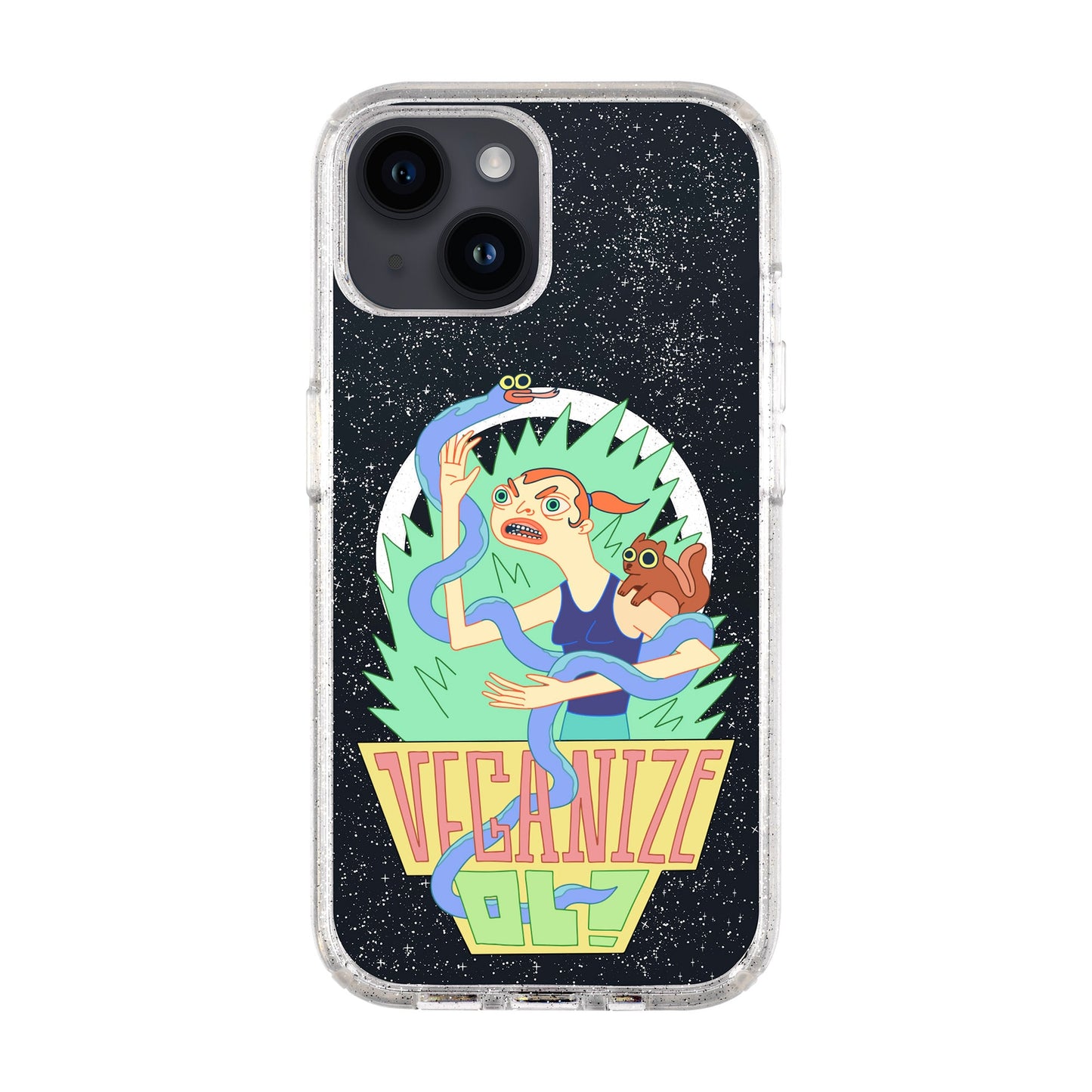 VEGANİZE-iPhone 14 Shiny Kılıf MagSafe Özellikli