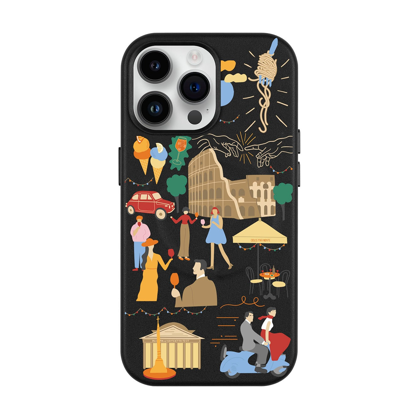 ROMA-iPhone 14 Pro Max Leather Kılıf MagSafe Özellikli