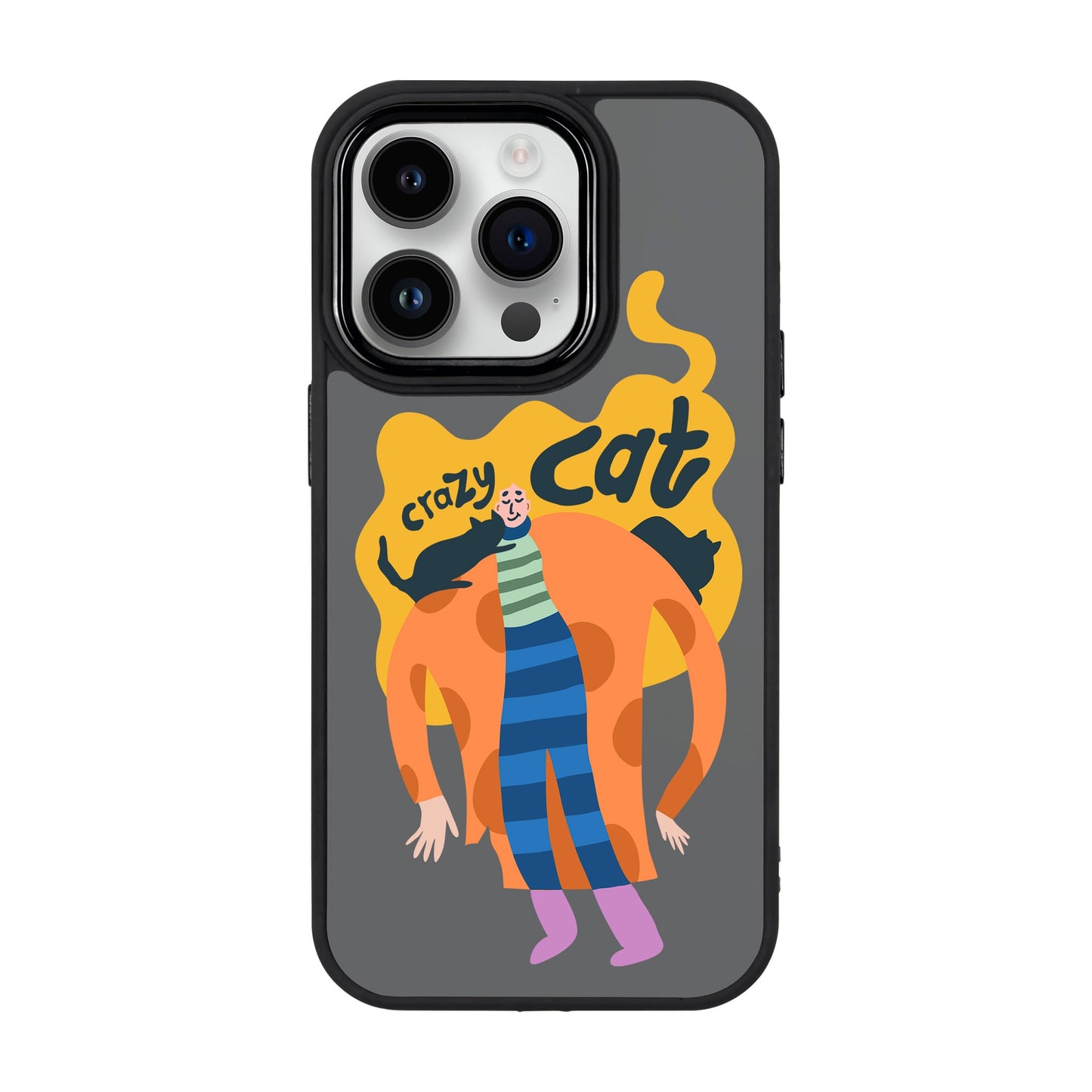 CRAZY CAT-iPhone 14 Pro Proof Kılıf