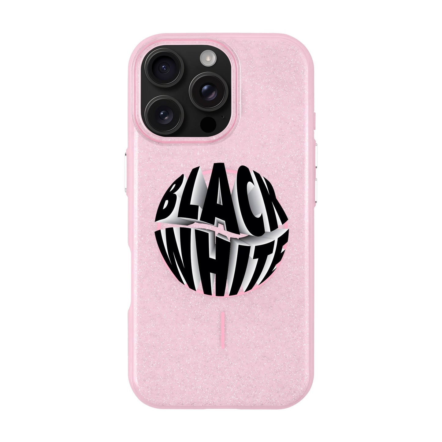 BLACK WHITE-iPhone 16 Pro Max Radiant Kılıf MagSafe Özellikli