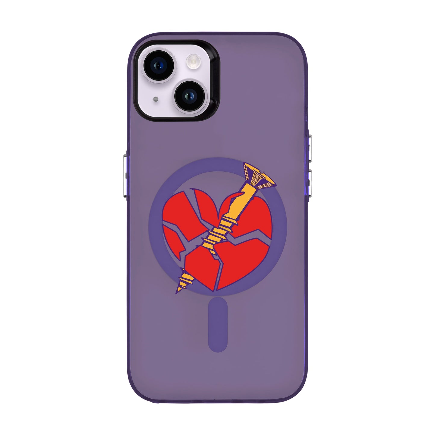BROKEN HEART-iPhone 14 Plus Hold Kılıf MagSafe Özellikli