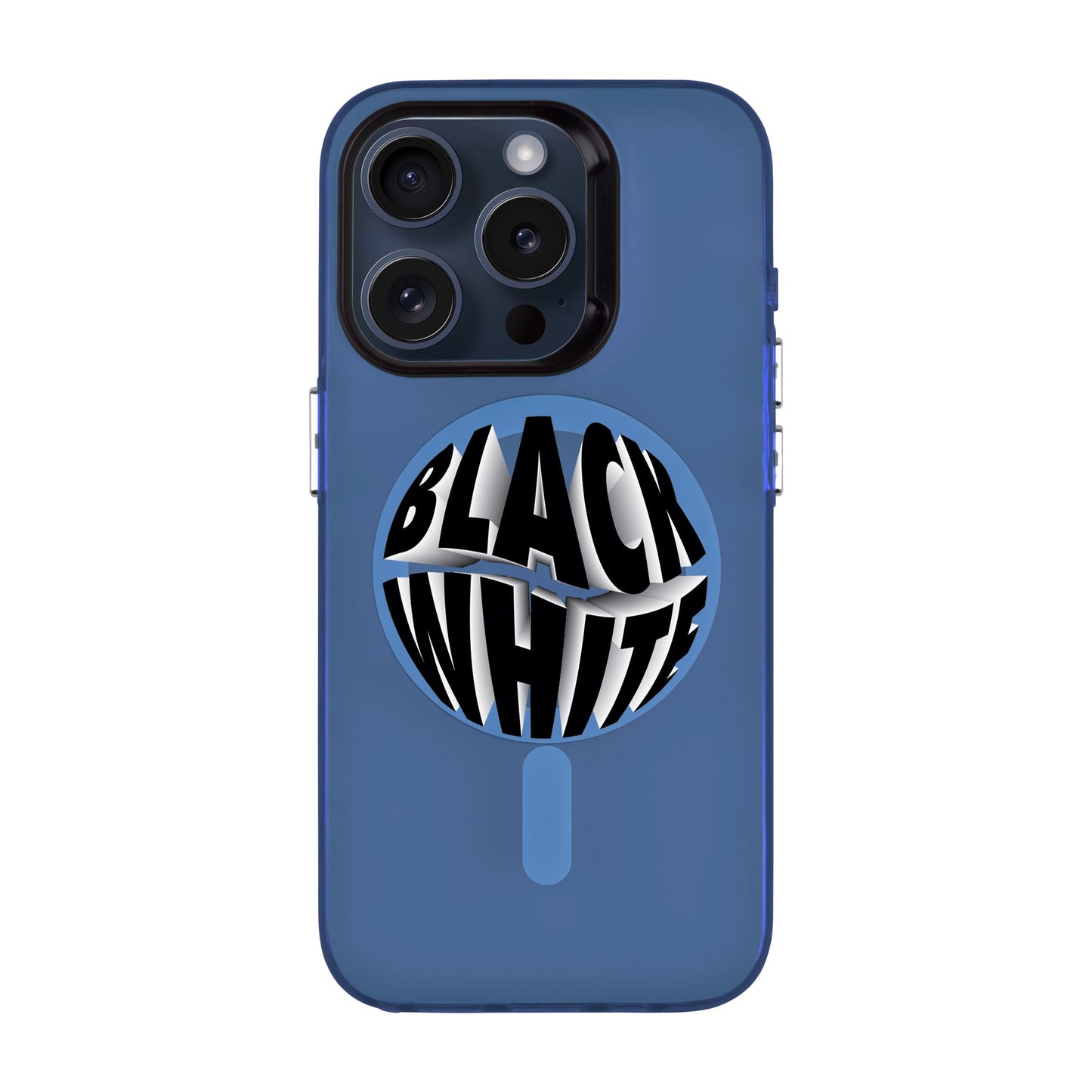 BLACK WHITE-iPhone 13 Pro Hold Kılıf MagSafe Özellikli