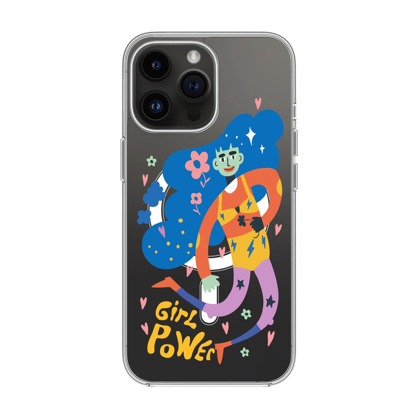 GIRL POWER-iPhone 14 Pro Max Solid Kılıf MagSafe Özellikli