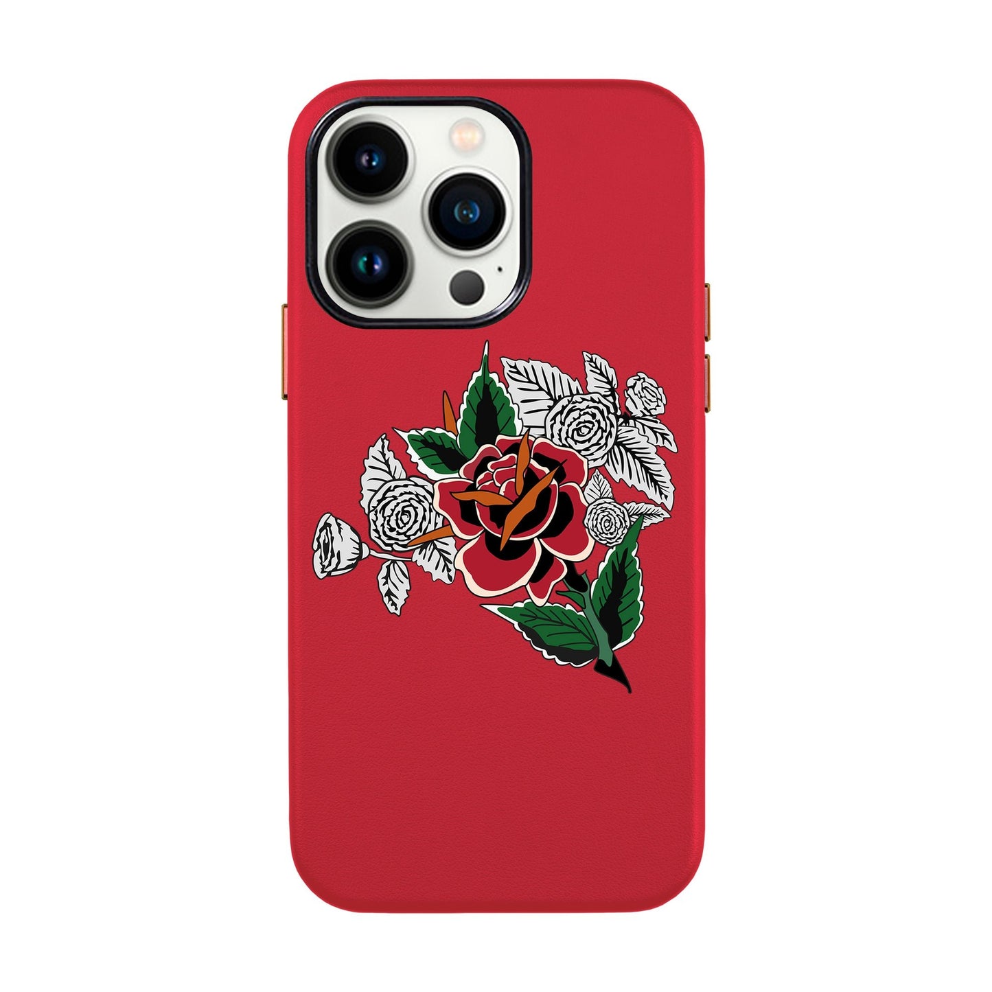 DRY ROSE-iPhone 13 Pro Leather Kılıf