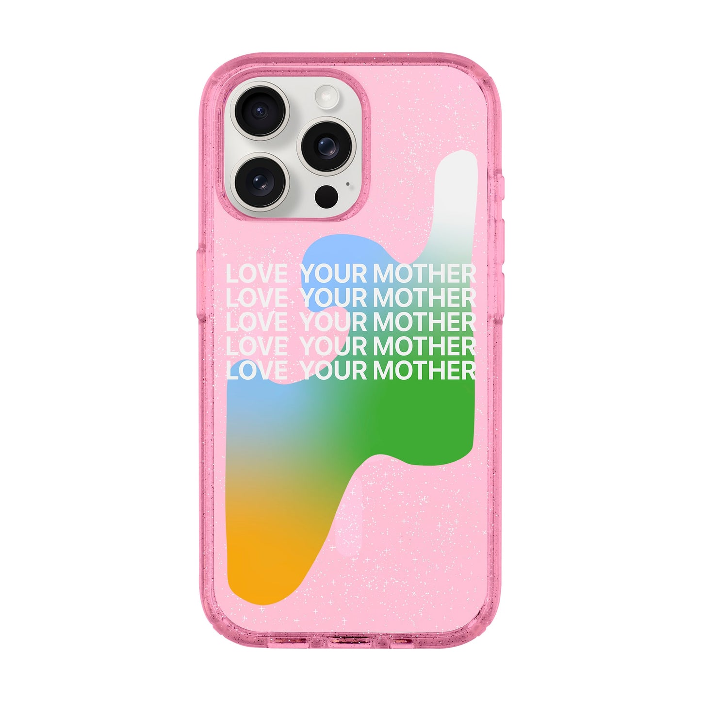 LOVE YOUR MOTHER-iPhone 15 Pro Max Shiny Kılıf MagSafe Özellikli