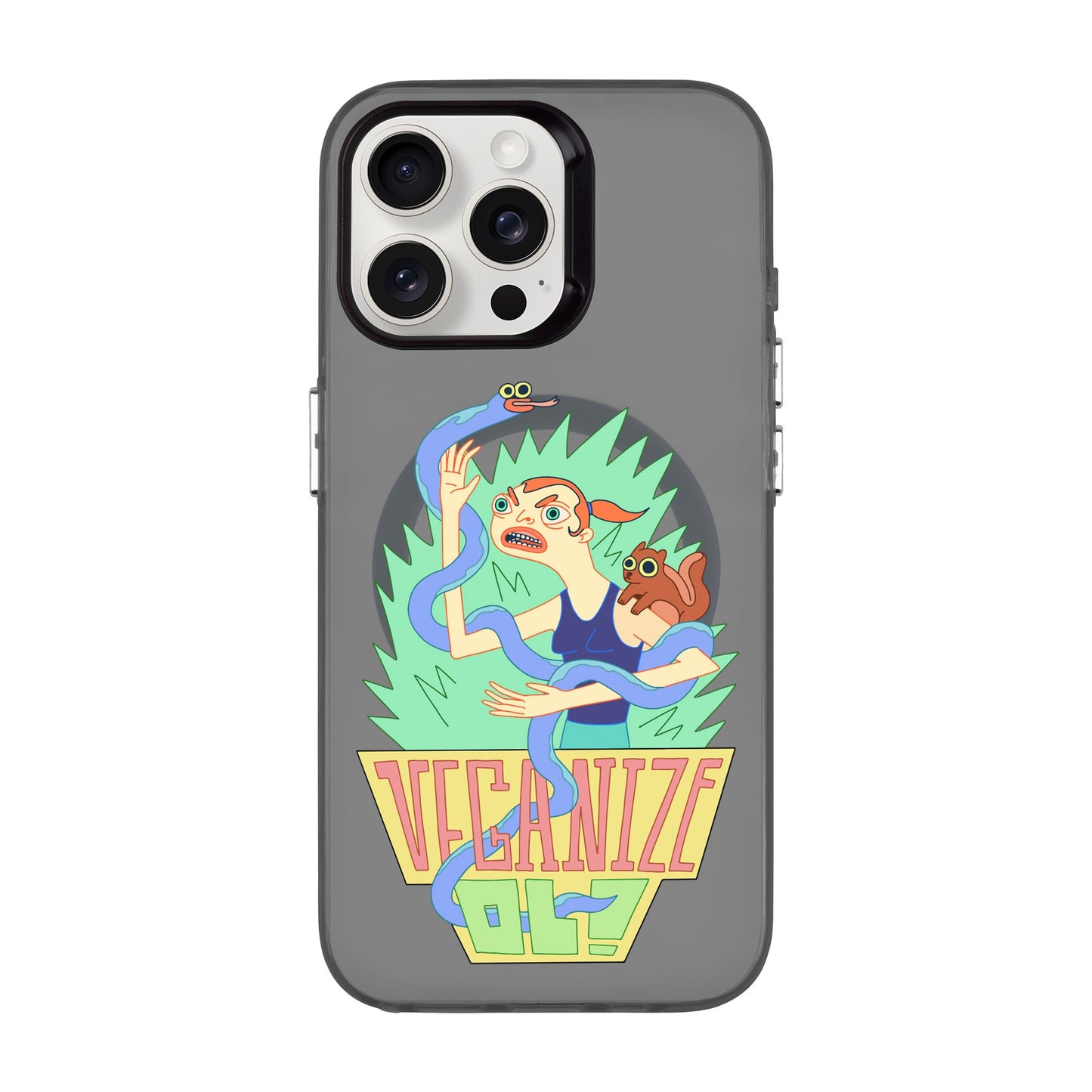 VEGANİZE-iPhone 15 Pro Max Hold Kılıf MagSafe Özellikli