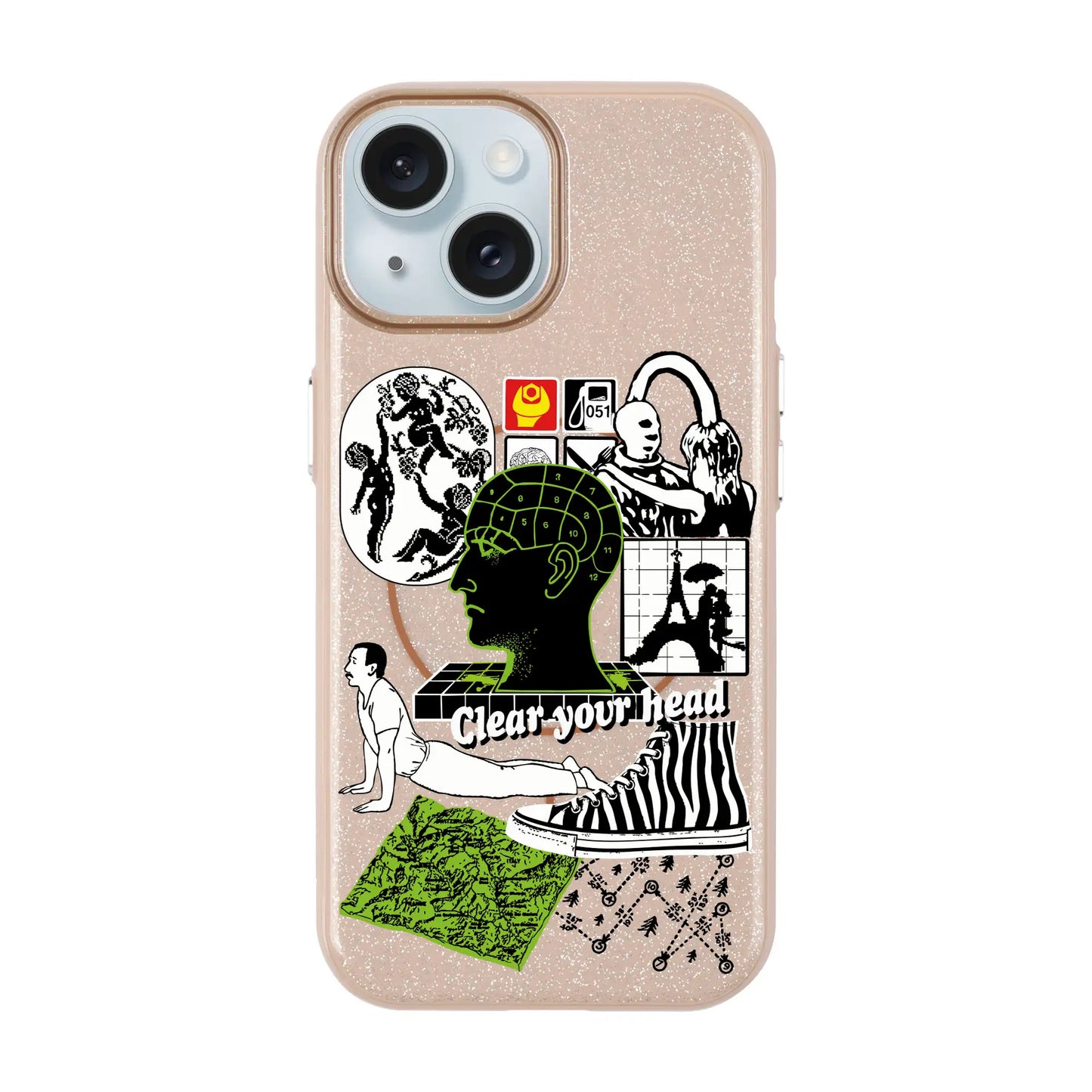 CLEAR YOUR HEAD-iPhone 15 Radiant Kılıf MagSafe Özellikli