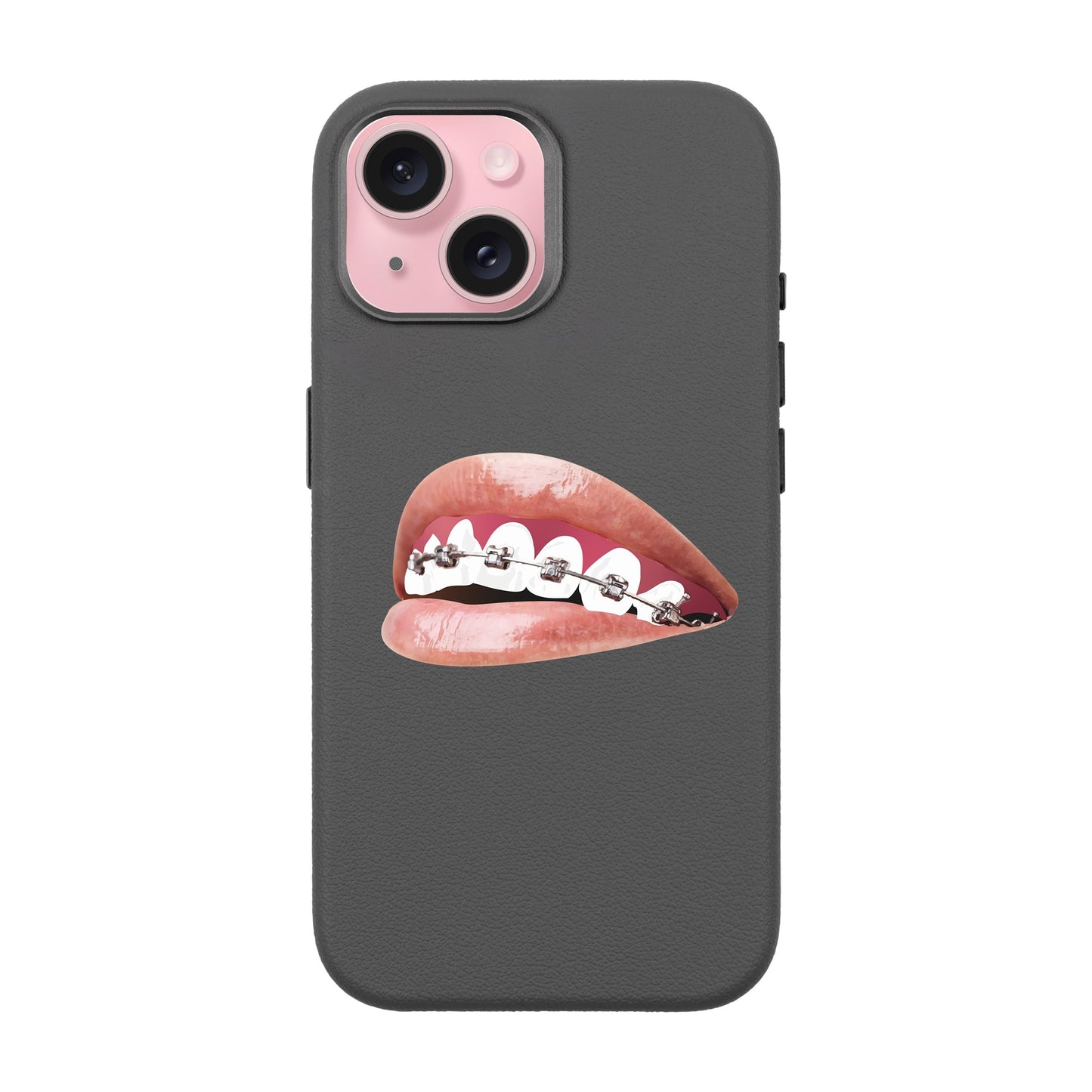 ORTHODONTIST-iPhone 15 Leather Premium Kılıf MagSafe Özellikli