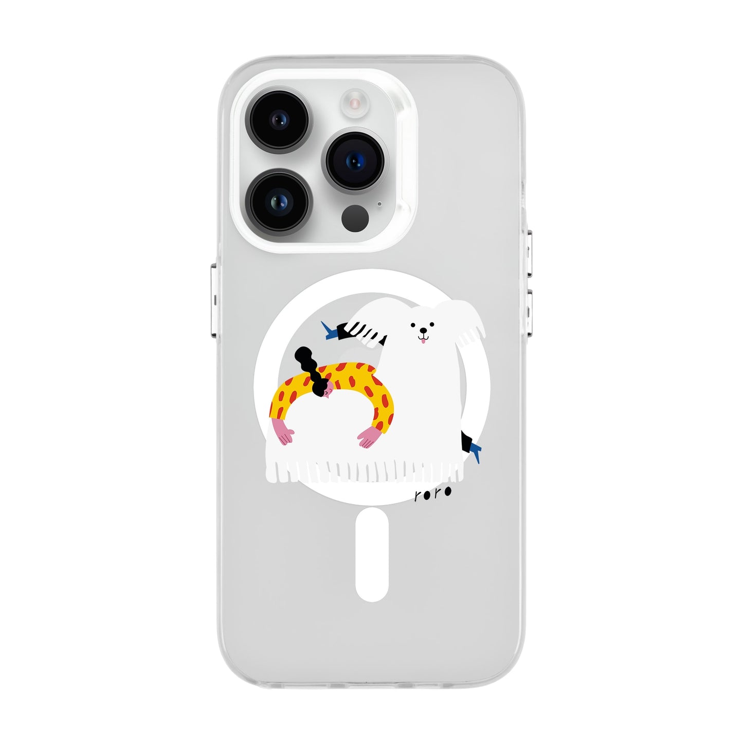 FANCY DOG-iPhone 14 Pro Hold Kılıf MagSafe Özellikli