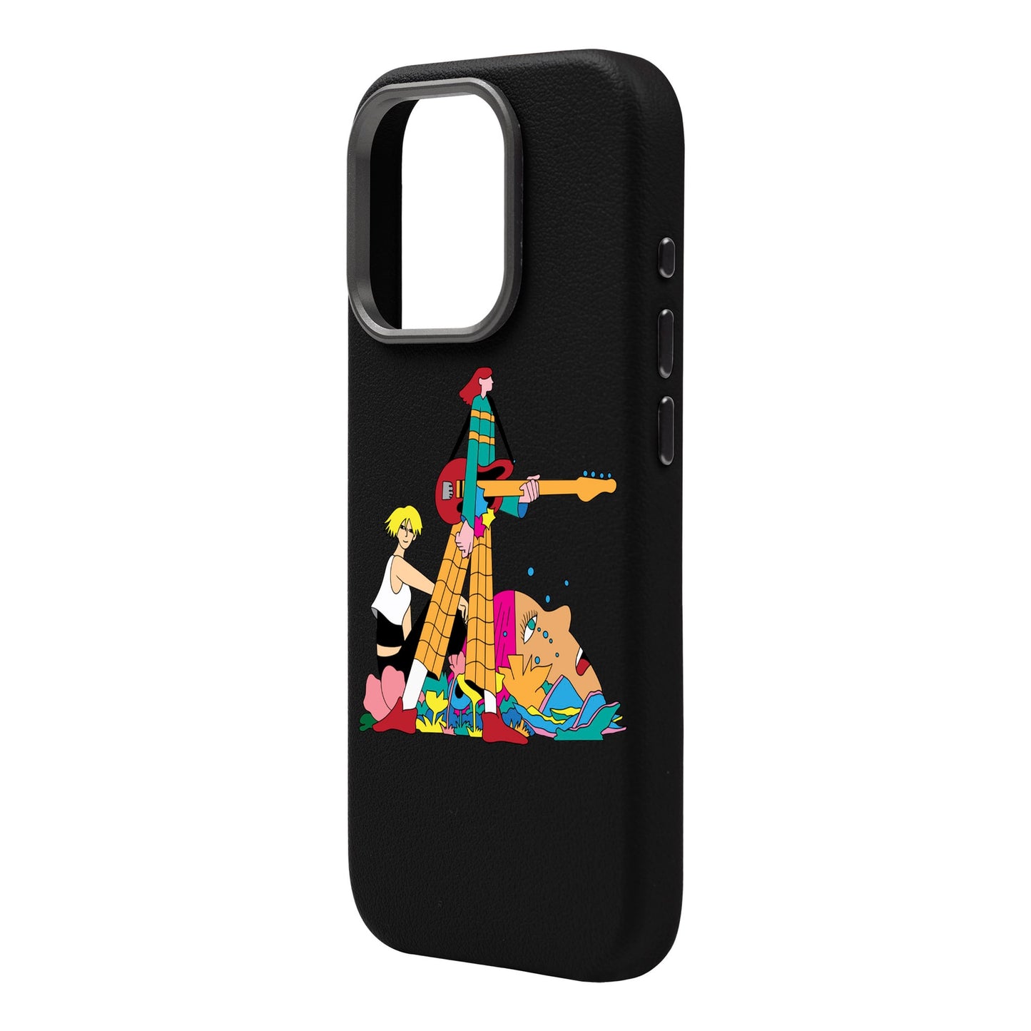 HER BAND-iPhone 16 Pro Max Leather Premium Kılıf MagSafe Özellikli