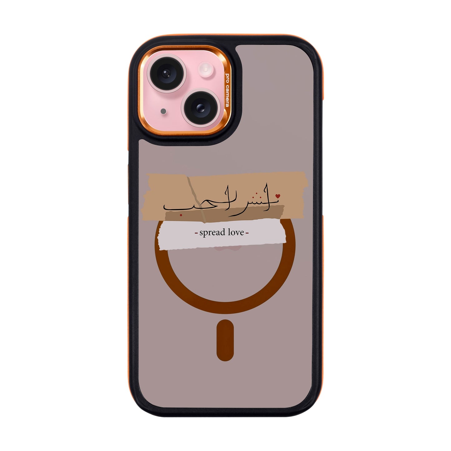 SPREAD LOVE-iPhone 15 Dark Kılıf MagSafe Özellikli