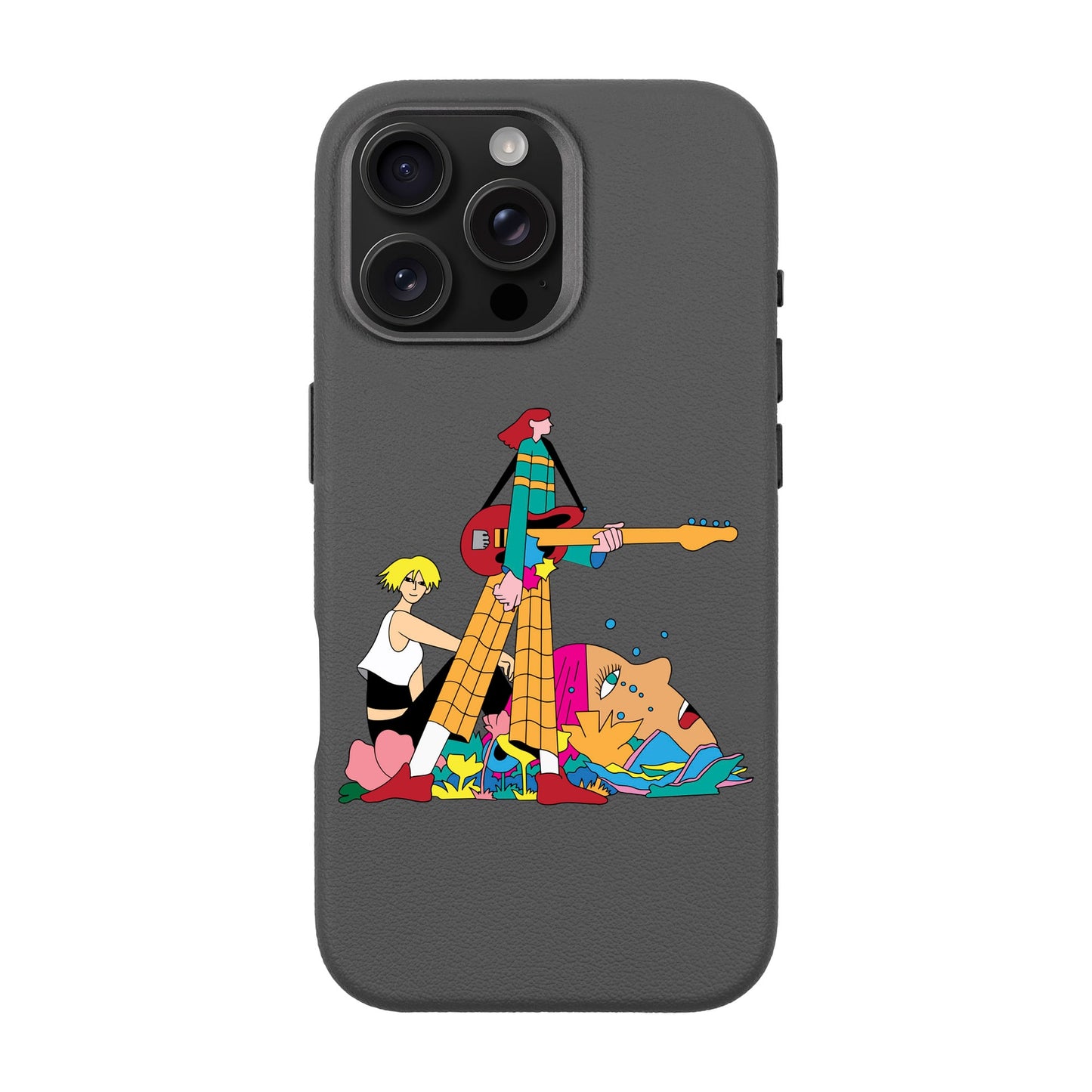 HER BAND-iPhone 16 Pro Max Leather Premium Kılıf MagSafe Özellikli