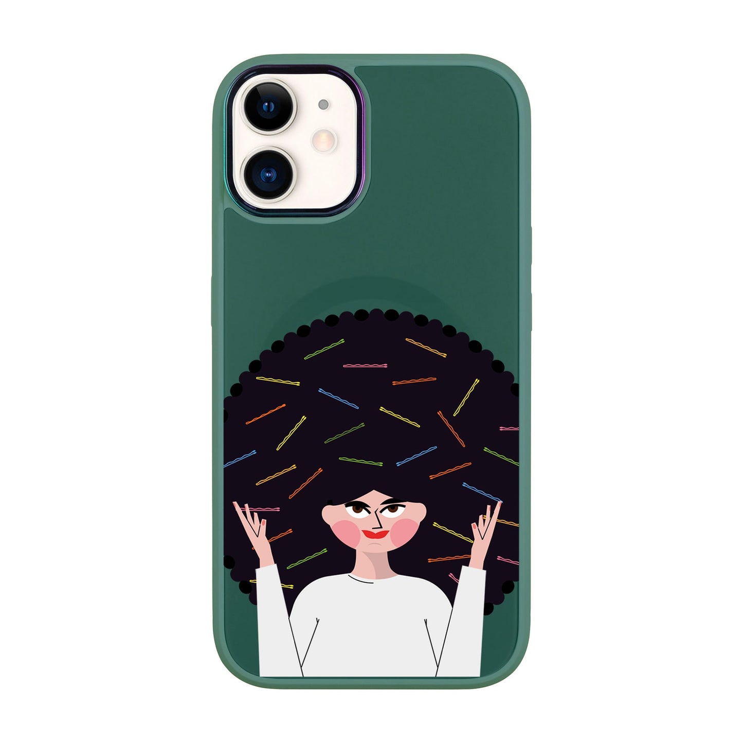 TANGLES OF HAPPINESS-iPhone 12 Vigor Kılıf MagSafe Özellikli