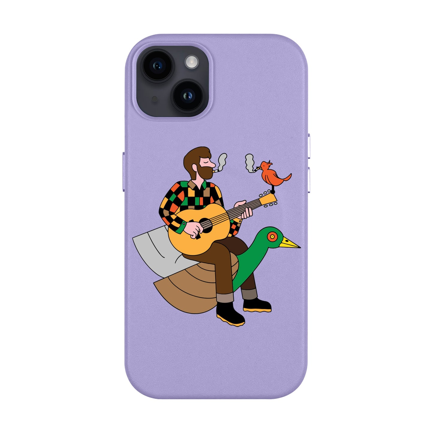 BIRDS OF A FEATHER-iPhone 14 Plus Leather Kılıf MagSafe Özellikli
