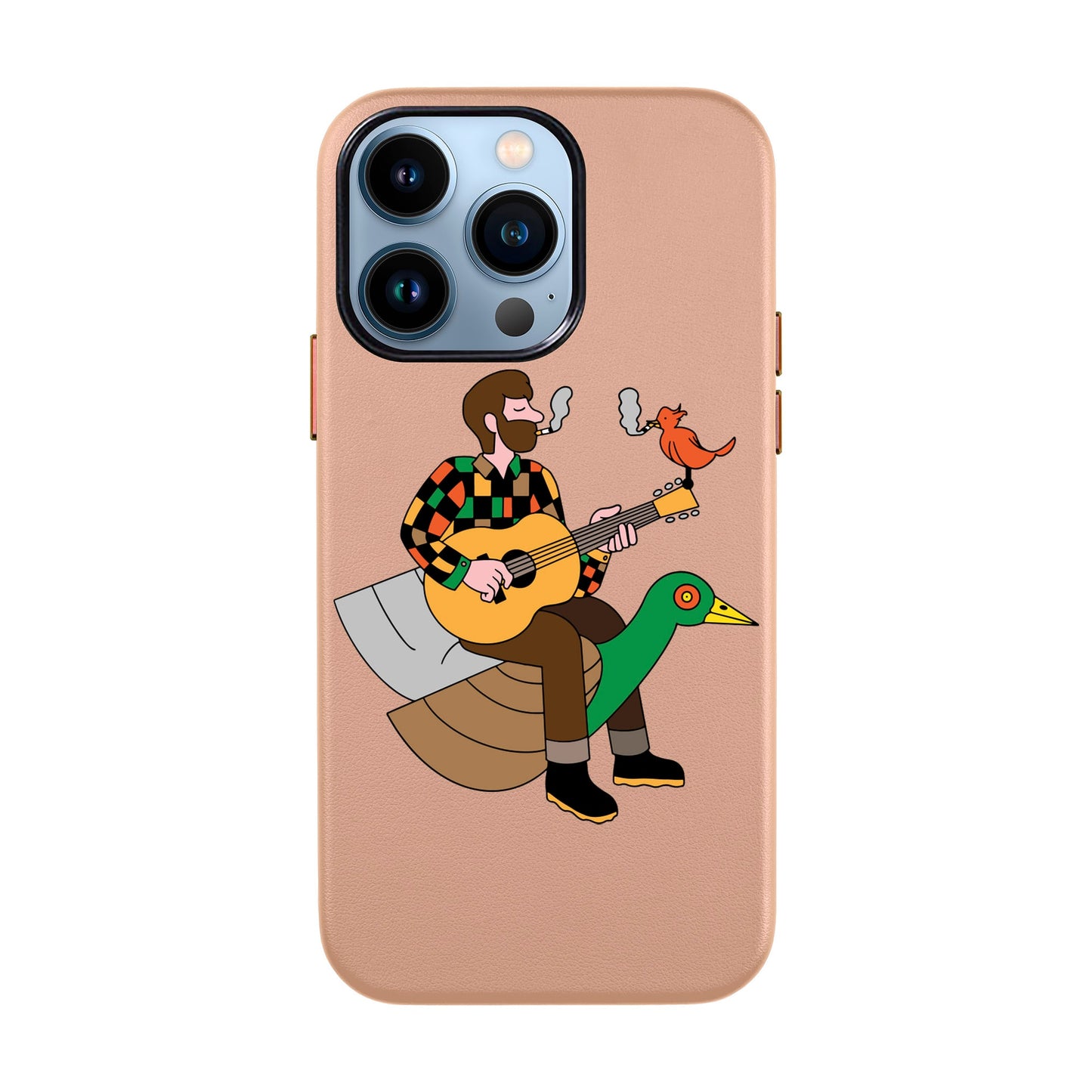 BIRDS OF A FEATHER-iPhone 13 Pro Max Leather Kılıf