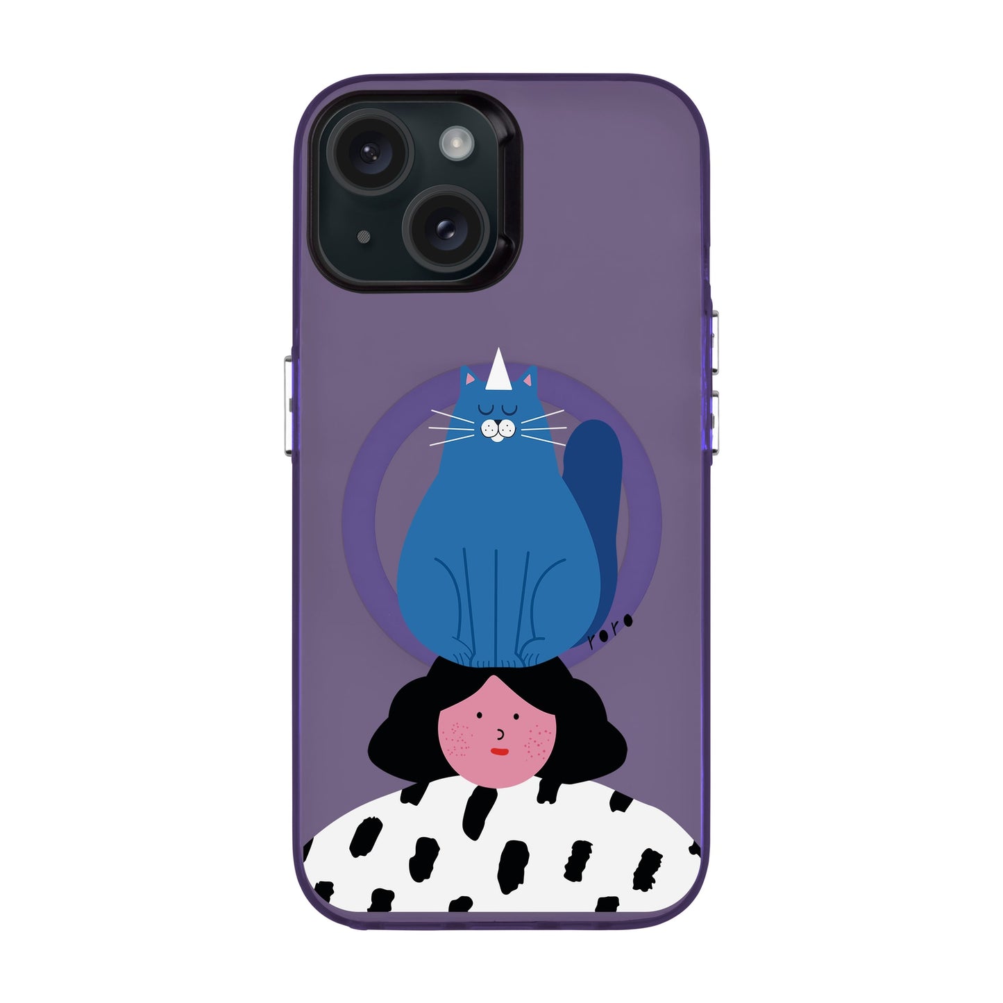NAUGHTY CAT-iPhone 13 Hold Kılıf MagSafe Özellikli
