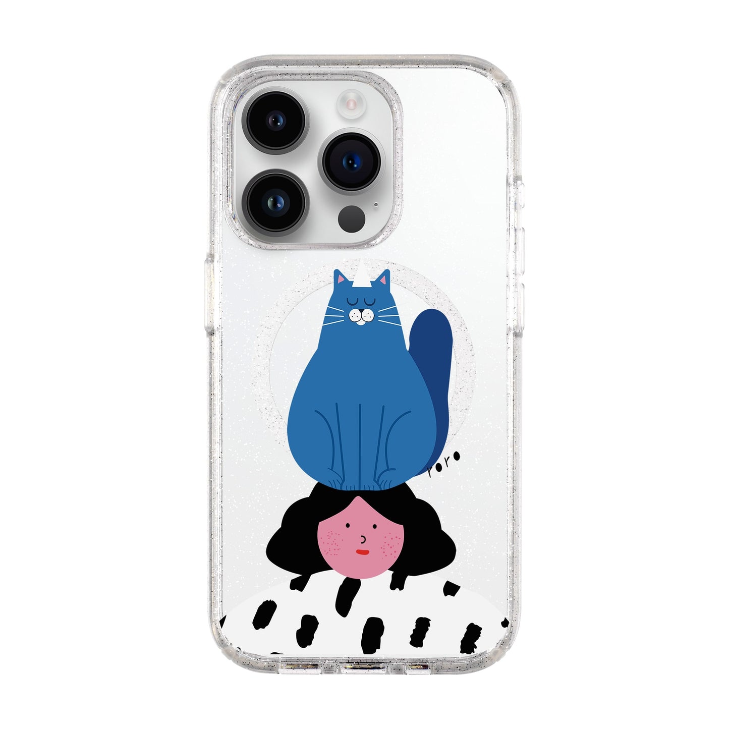NAUGHTY CAT-iPhone 14 Pro Shiny Kılıf MagSafe Özellikli