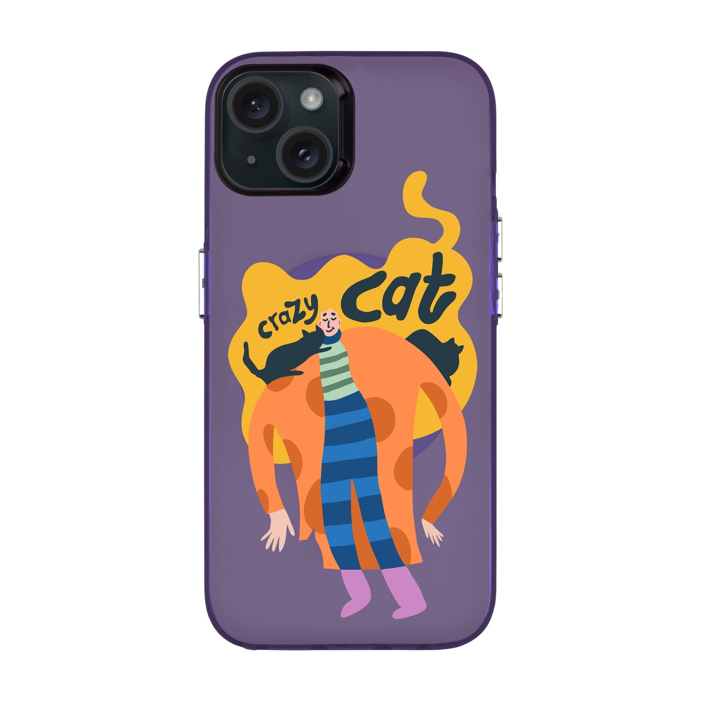 CRAZY CAT-iPhone 15 Plus Hold Kılıf MagSafe Özellikli