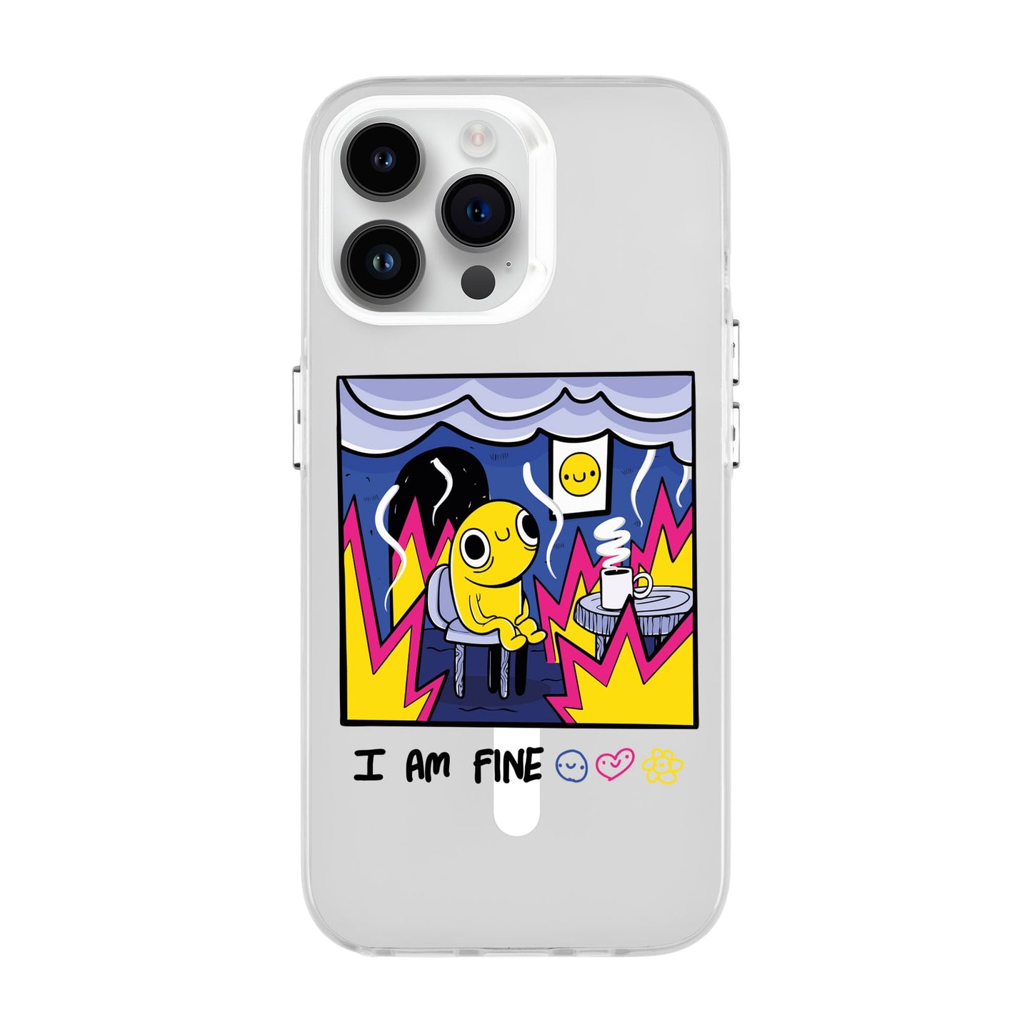 I AM FINE-iPhone 13 Pro Max Hold Kılıf MagSafe Özellikli