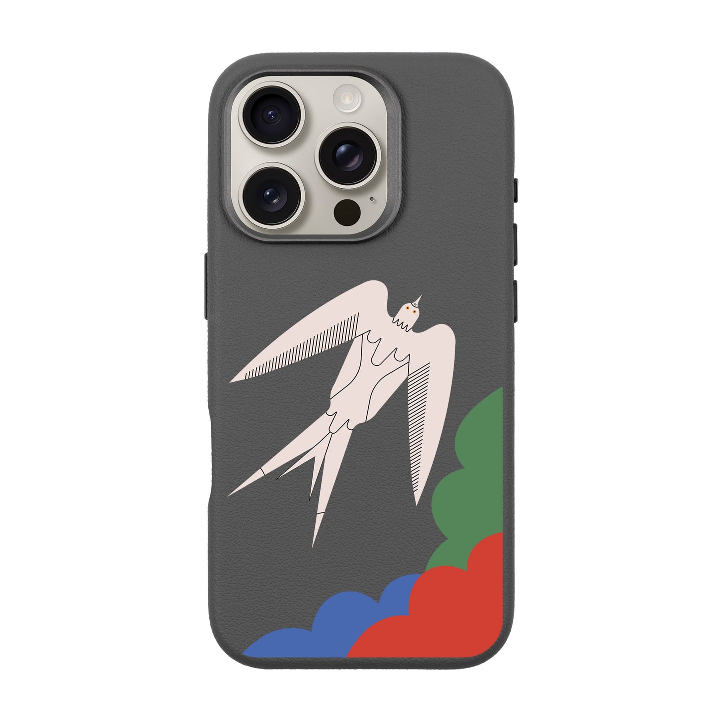 L’OISEAU LIBRE-iPhone 16 Pro Leather Premium Kılıf MagSafe Özellikli